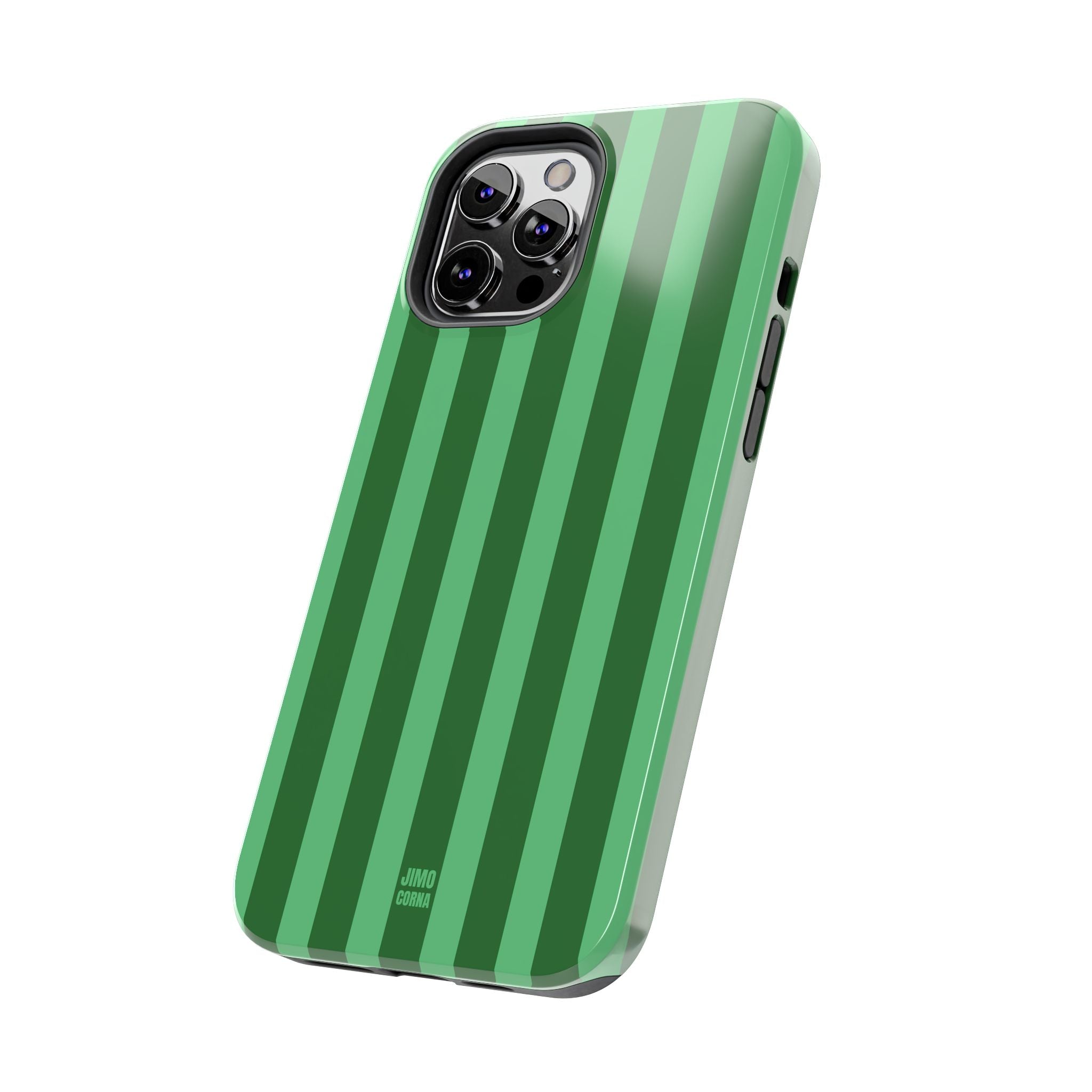 Olive Green Bold Stripes
