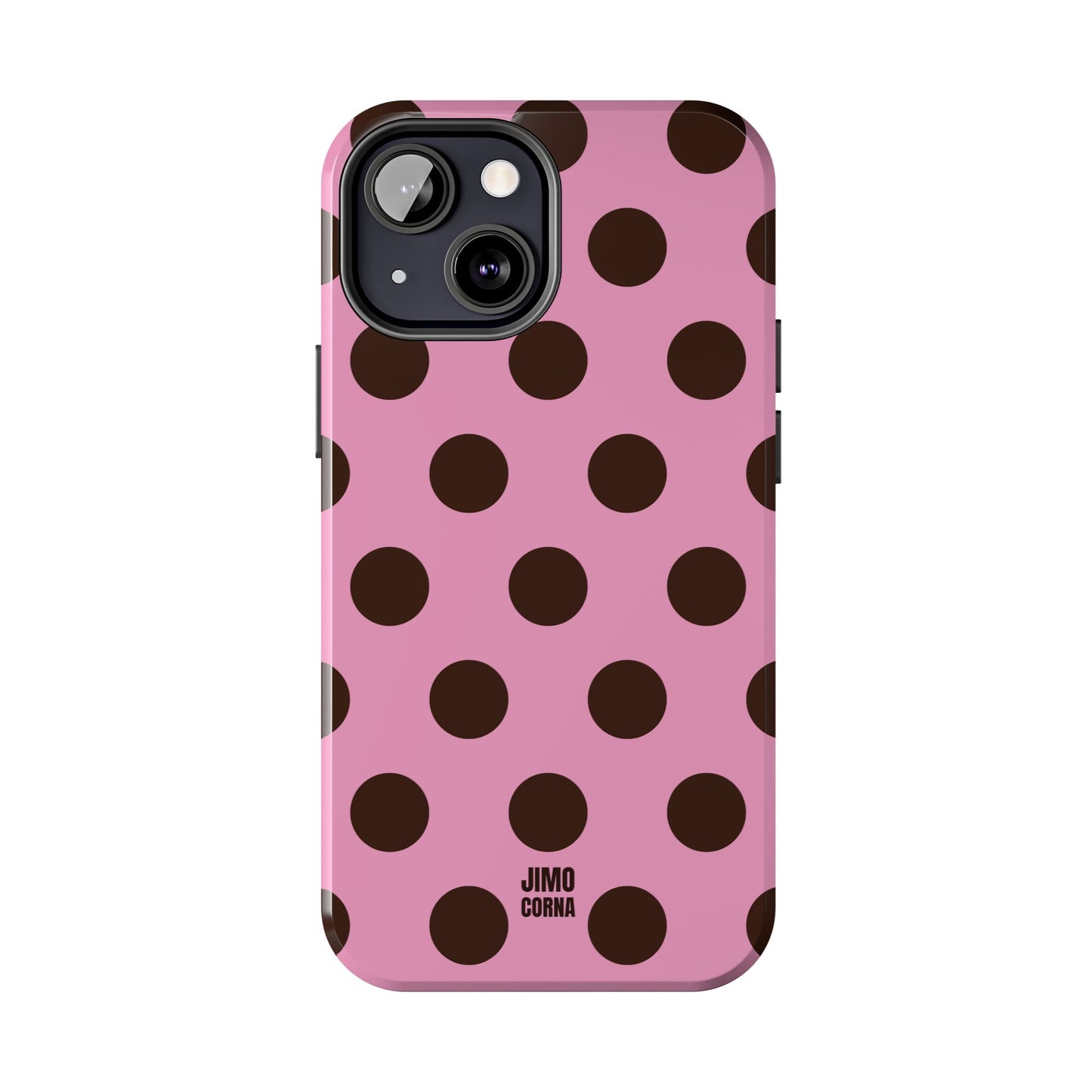 Big Polka Dot | Pink and Brown