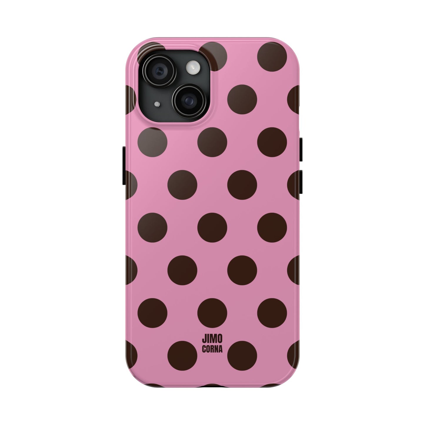 Big Polka Dot | Pink and Brown