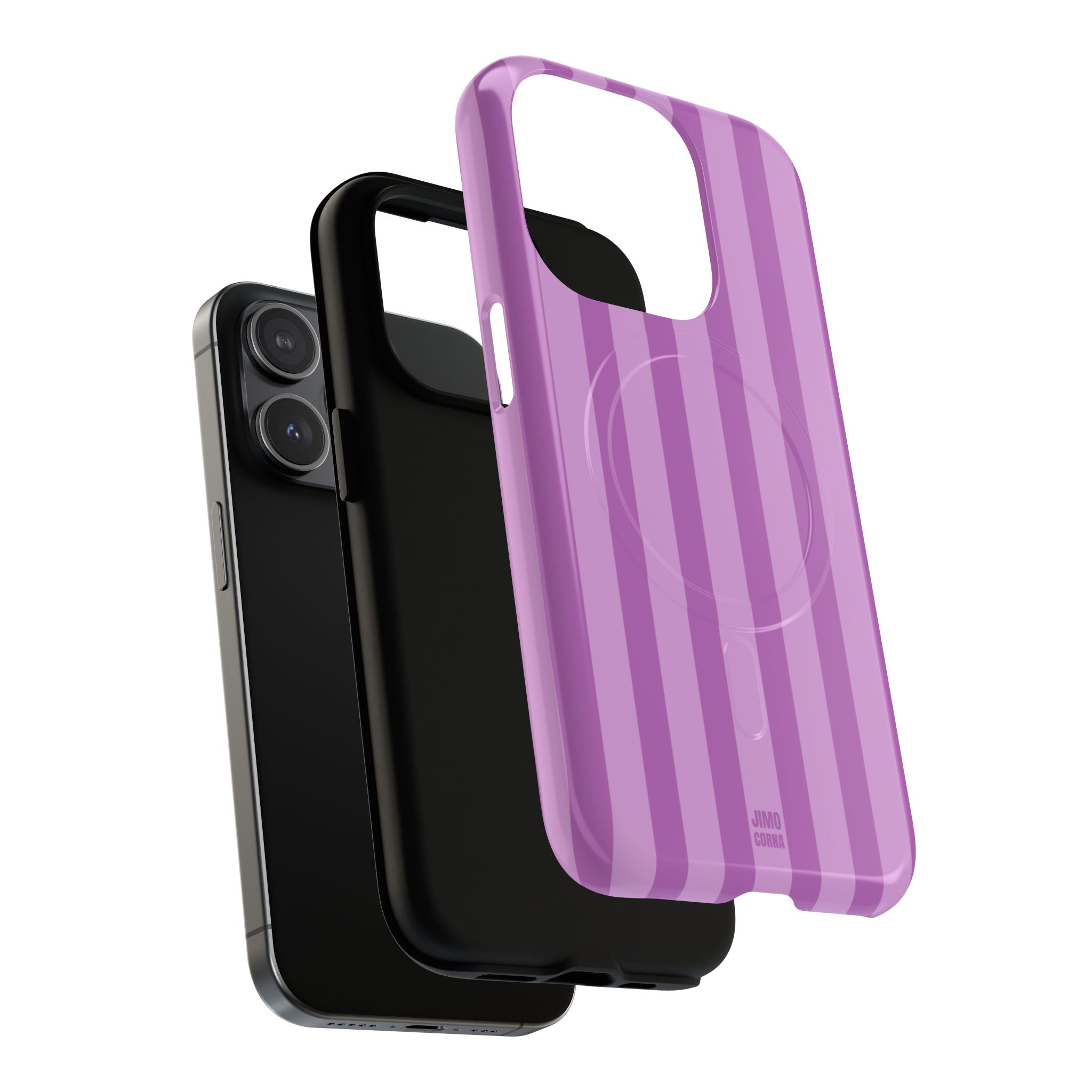 Plum Bold Stripes