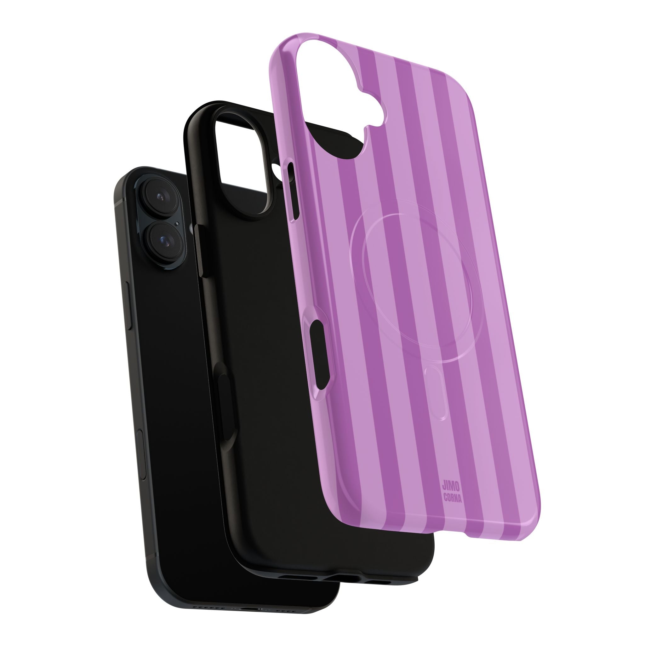 Plum Bold Stripes