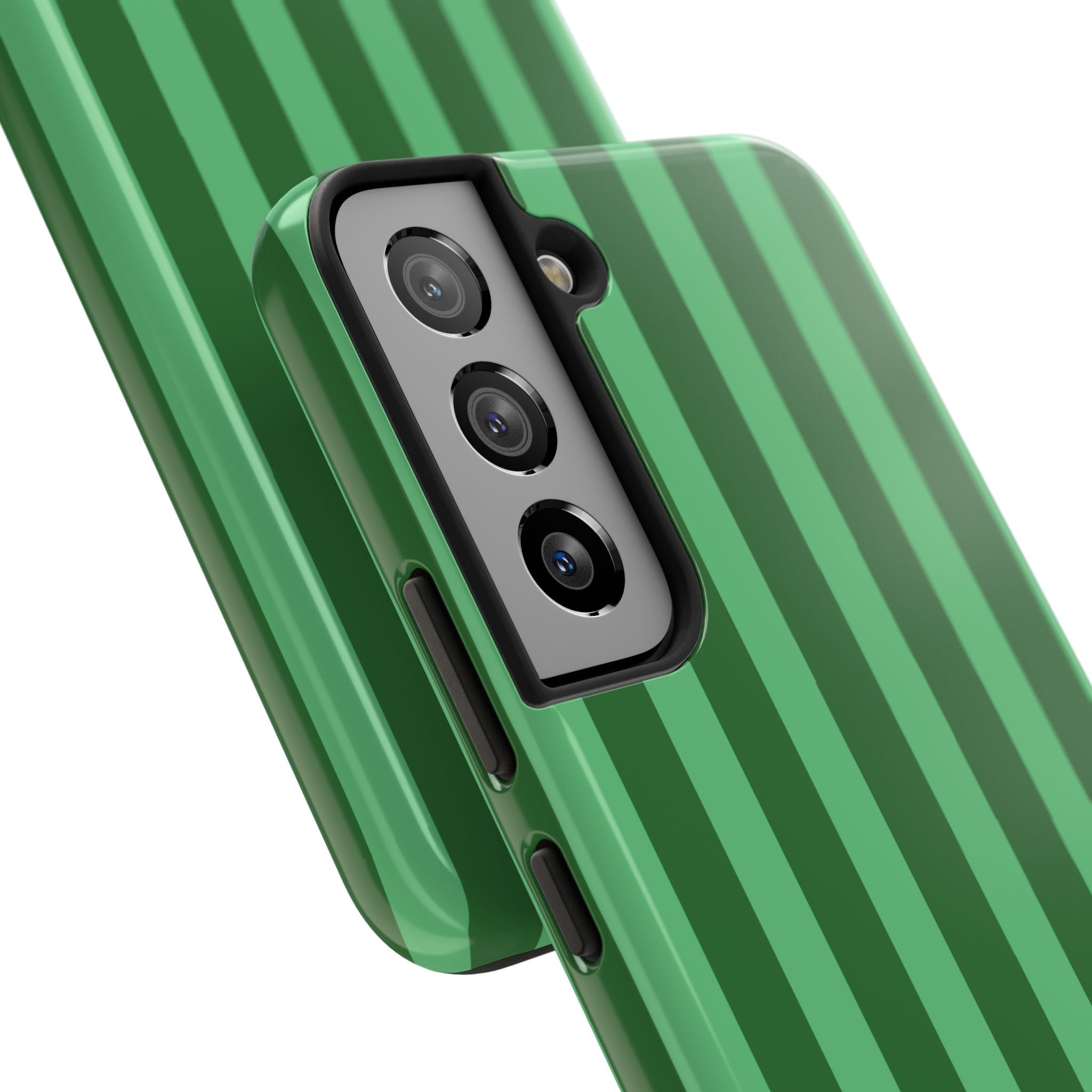 Olive Green Bold Stripes