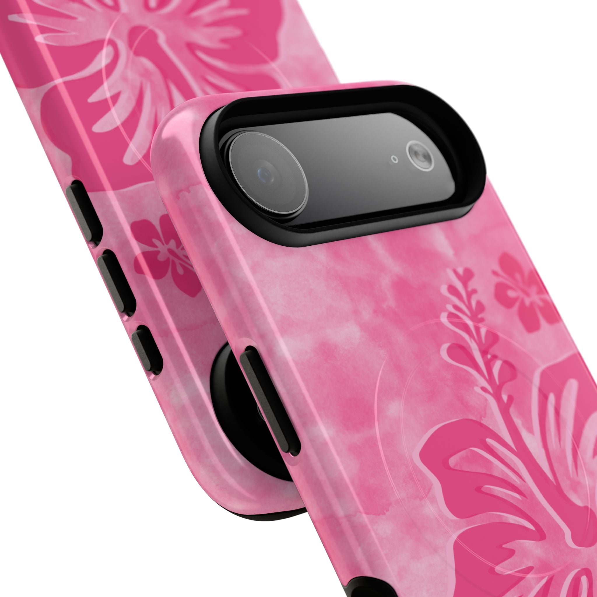 Pink Tie-Dye Hibiscus