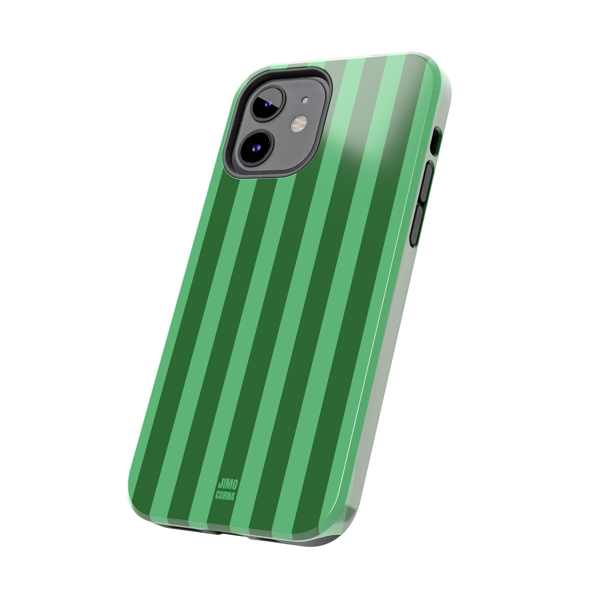 Olive Green Bold Stripes