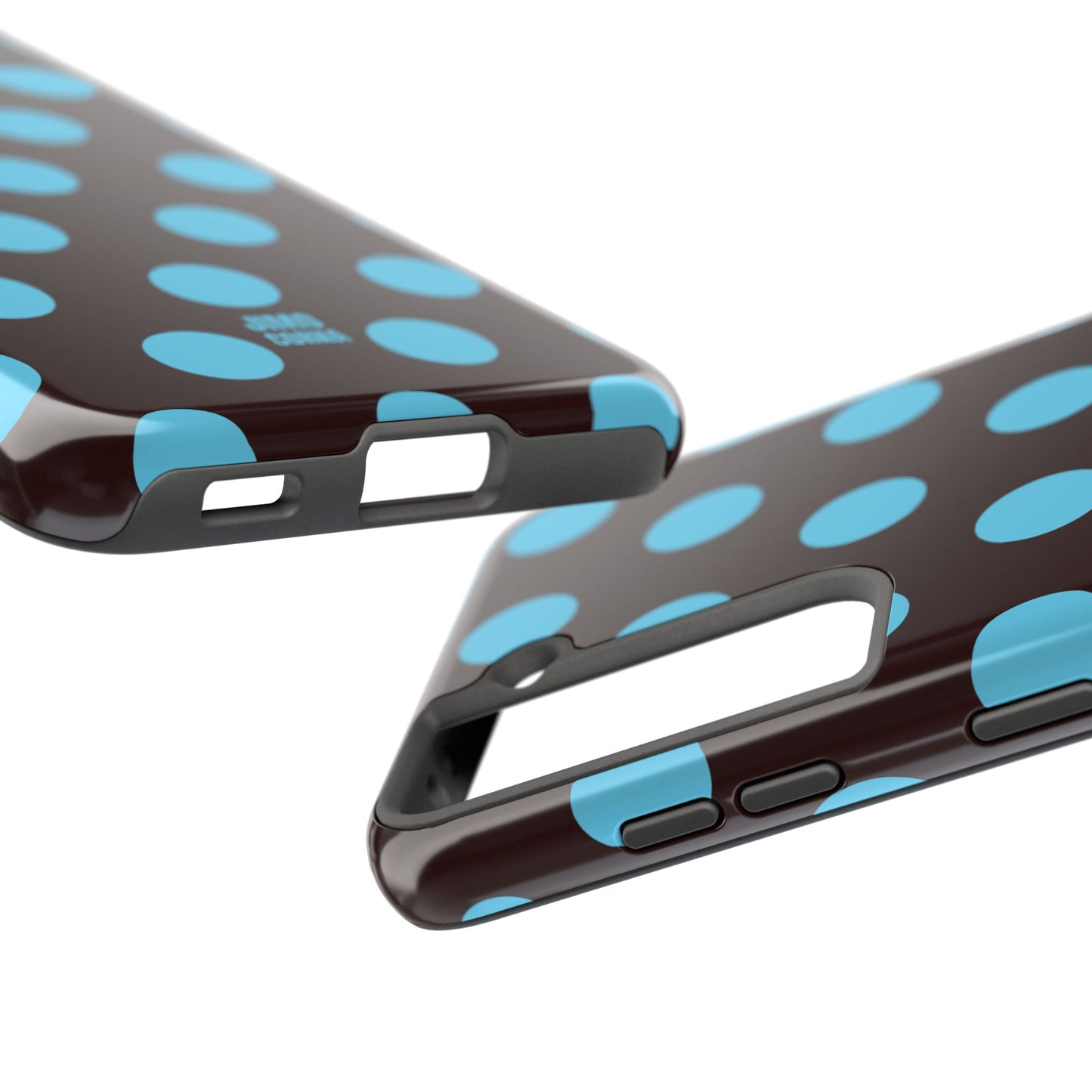 Big Polka Dot | Brown and Blue
