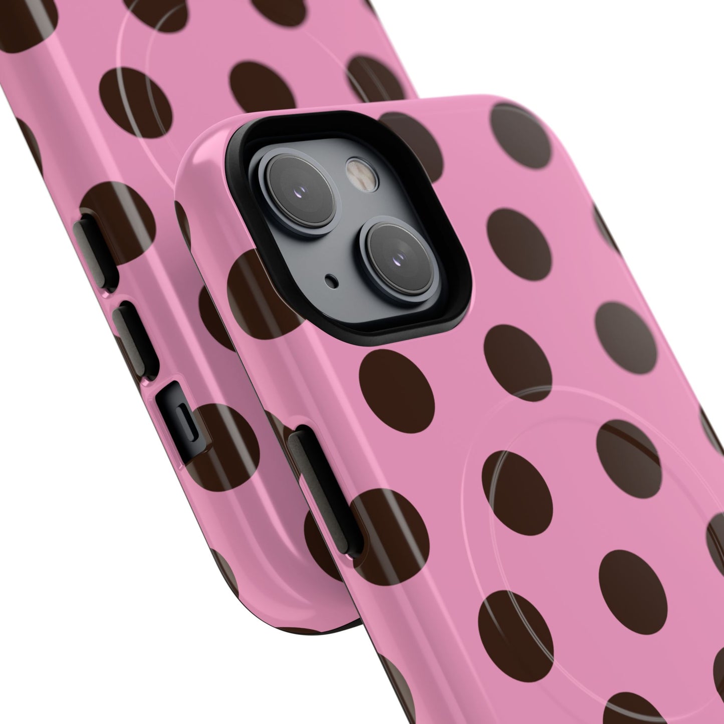 Big Polka Dot | Pink and Brown