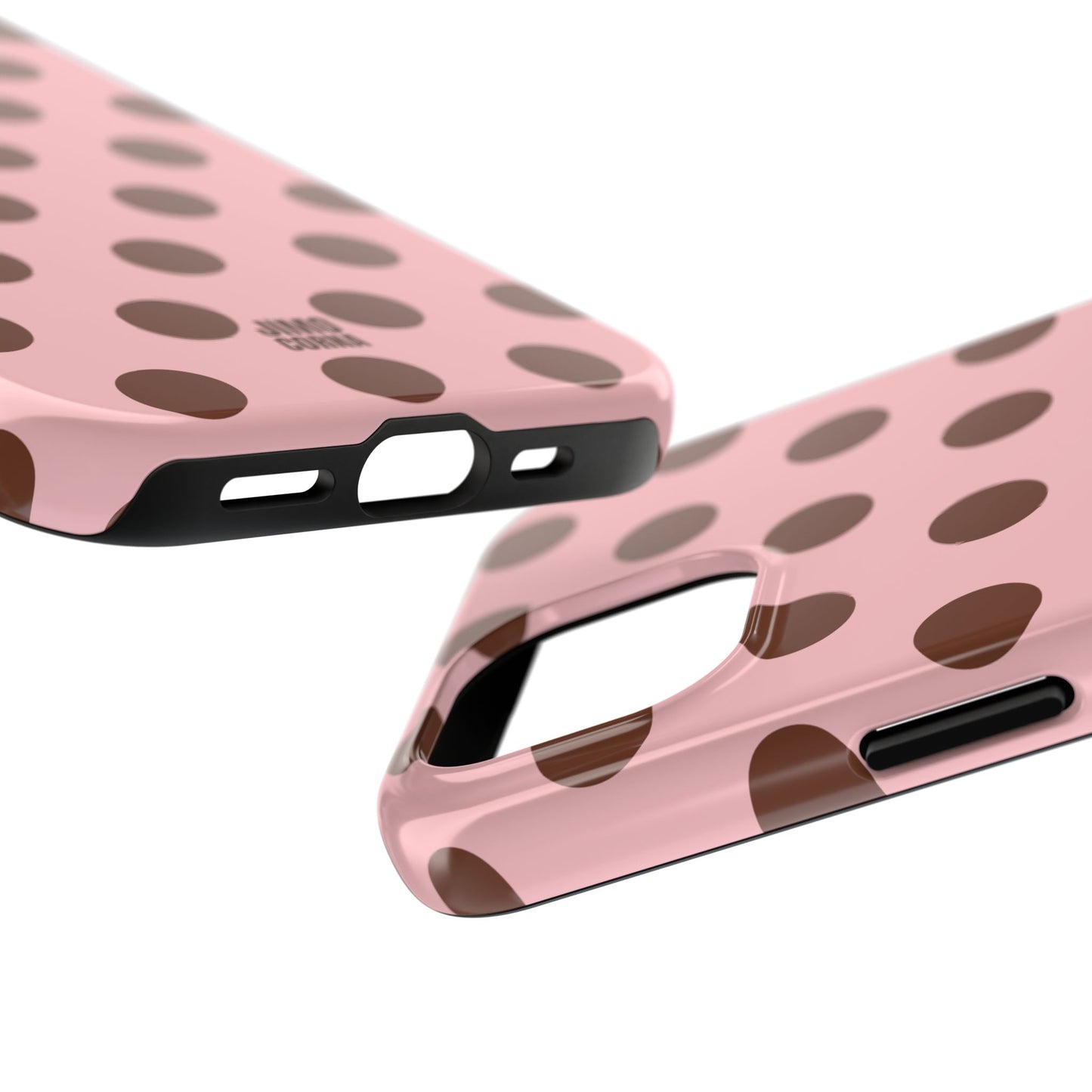 Big Polka Dot | Pink and Brown