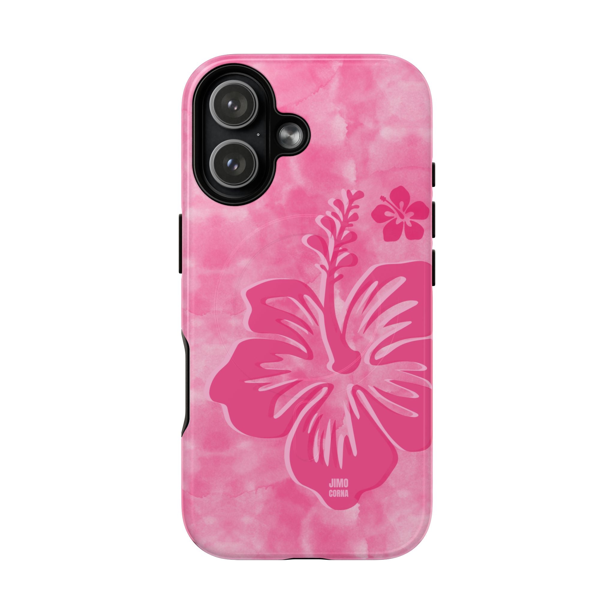 Pink Tie-Dye Hibiscus