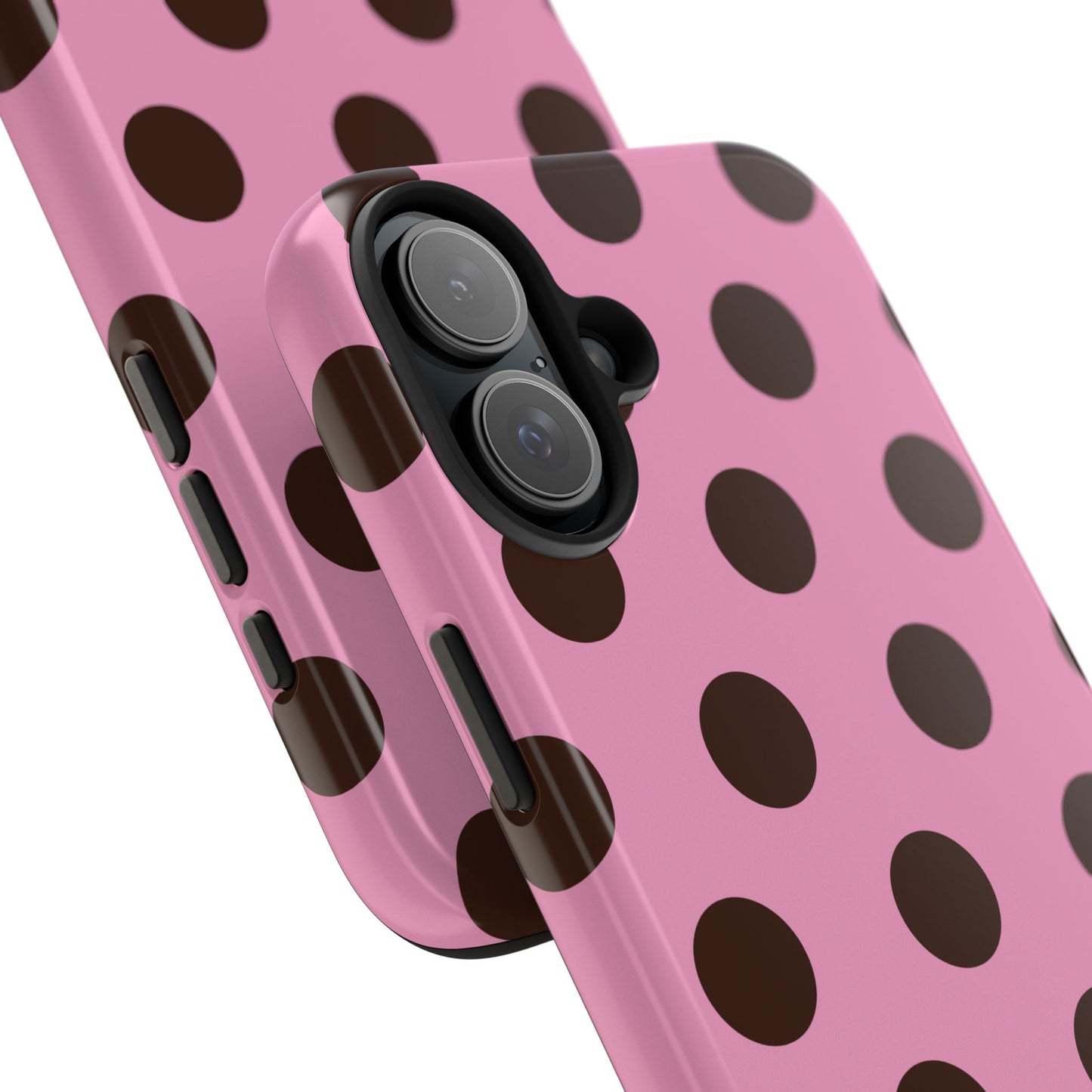 Big Polka Dot | Pink and Brown