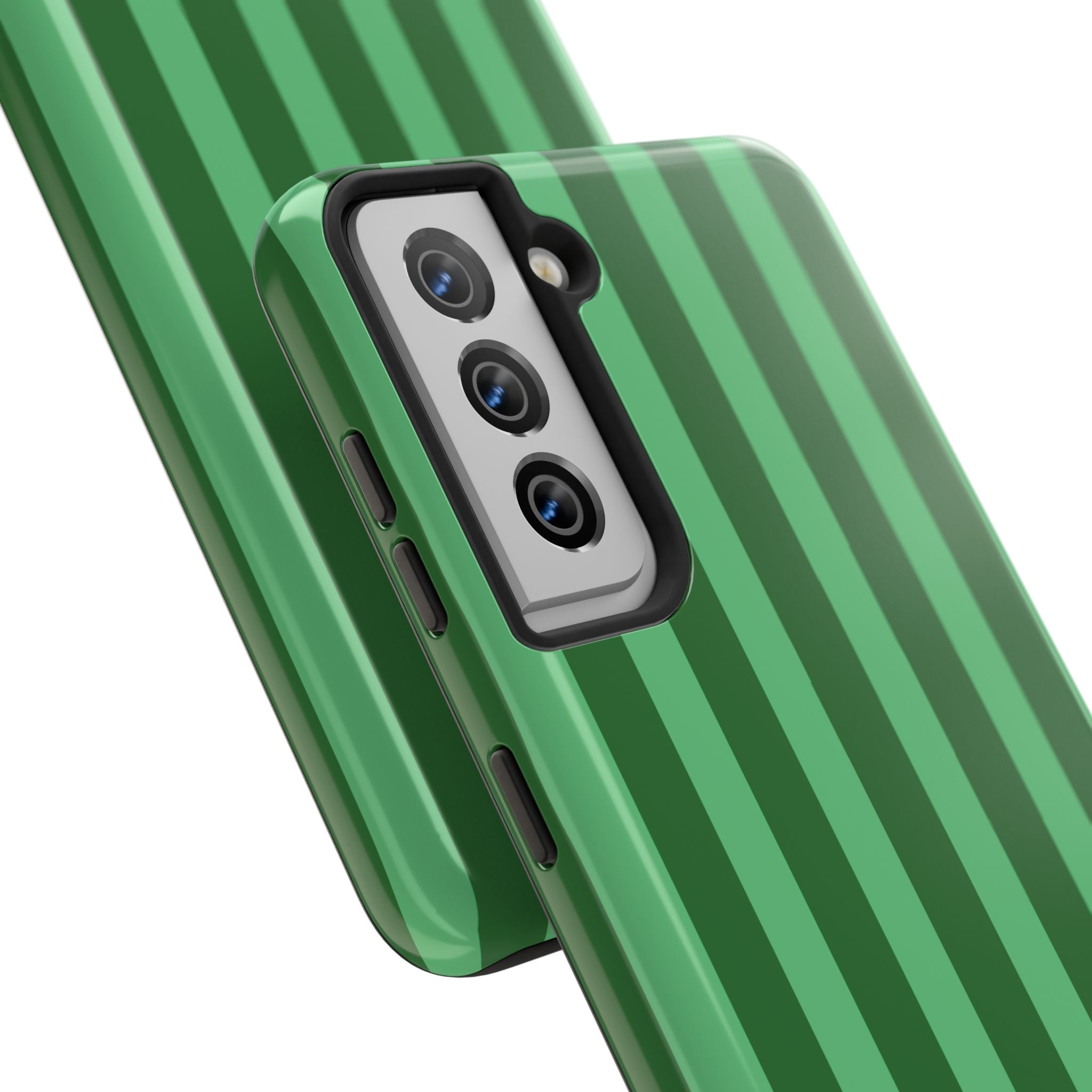 Olive Green Bold Stripes