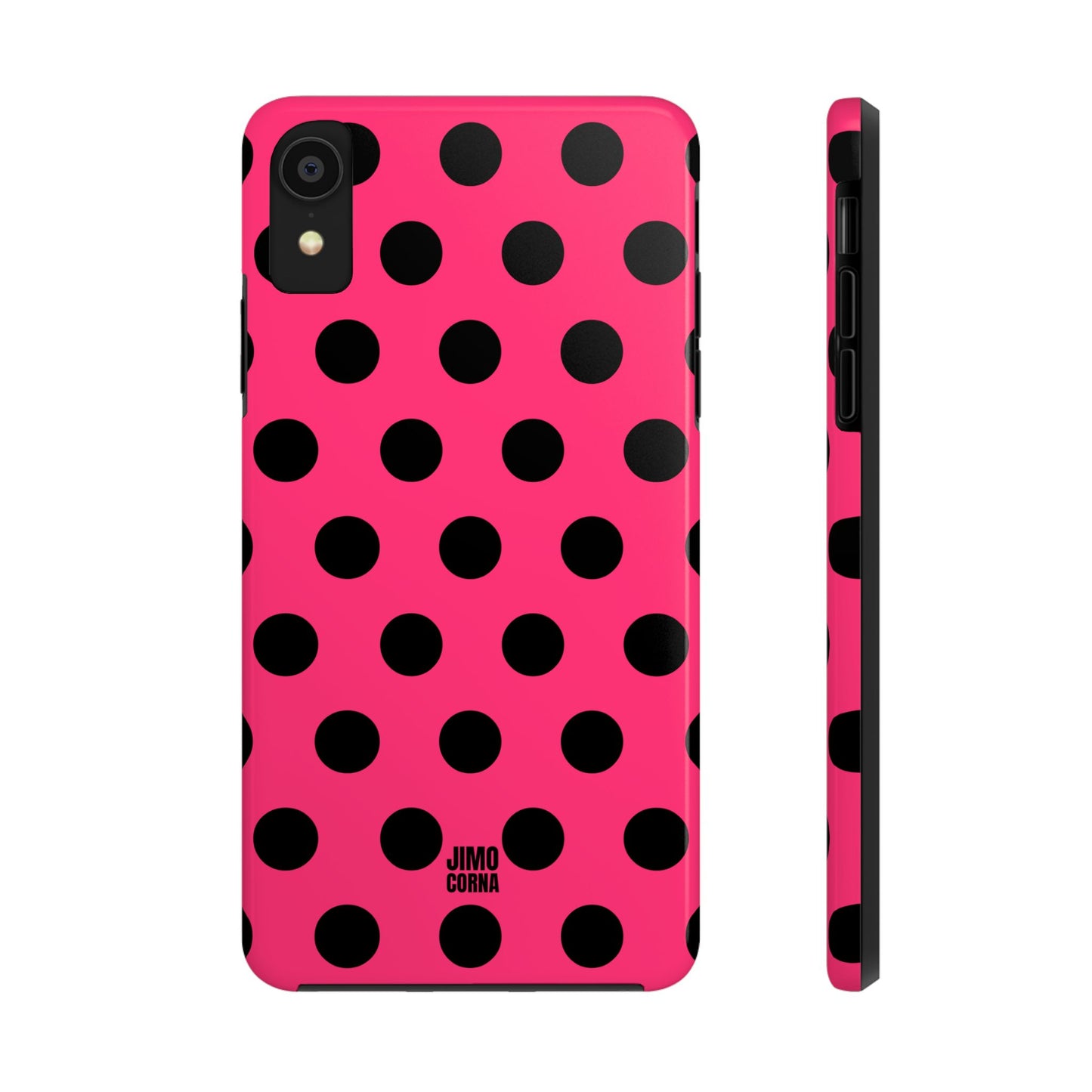 Big Polka Dot | Hot Pink and Black