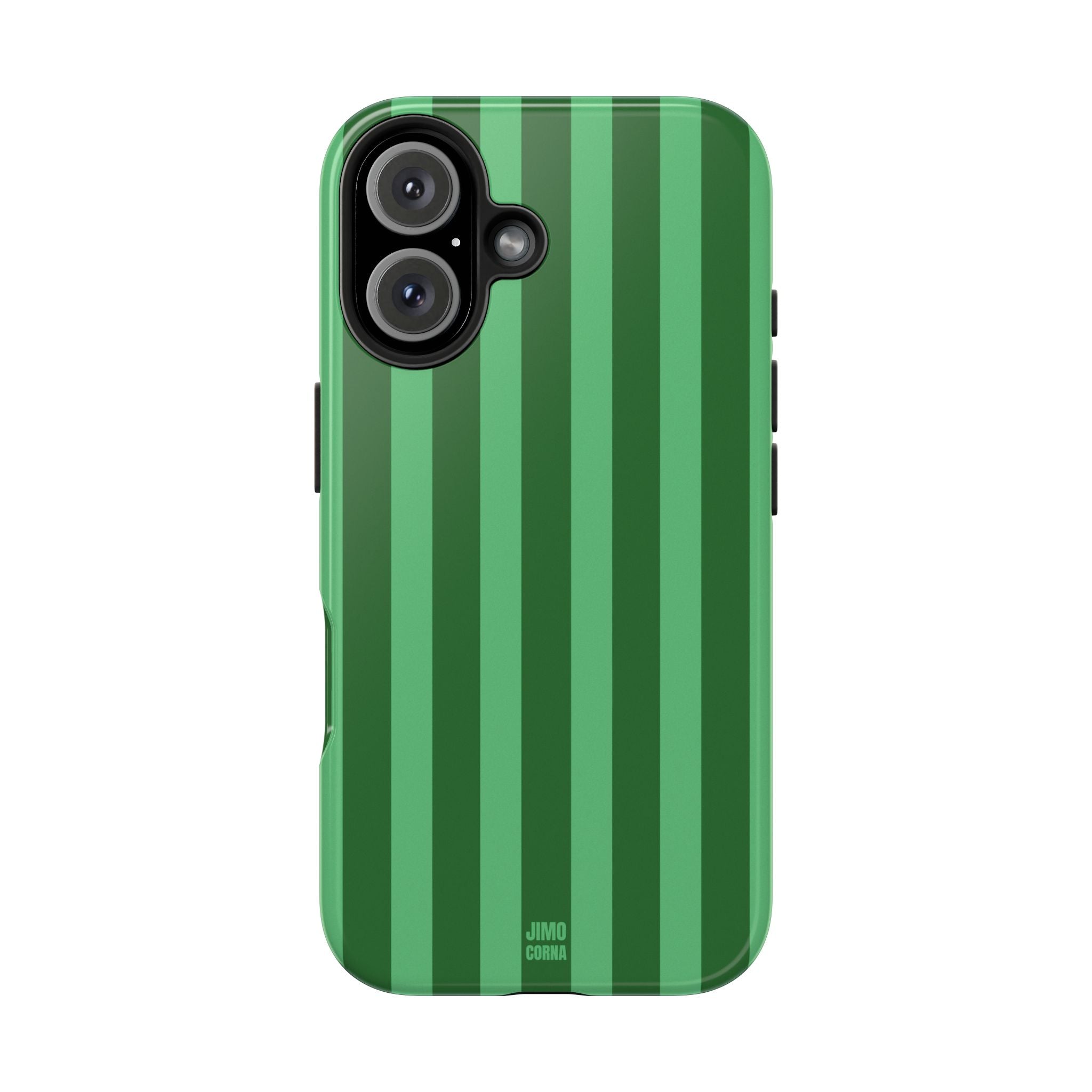 Olive Green Bold Stripes