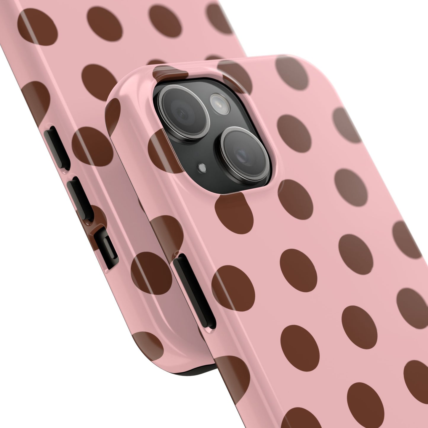 Big Polka Dot | Pink and Brown