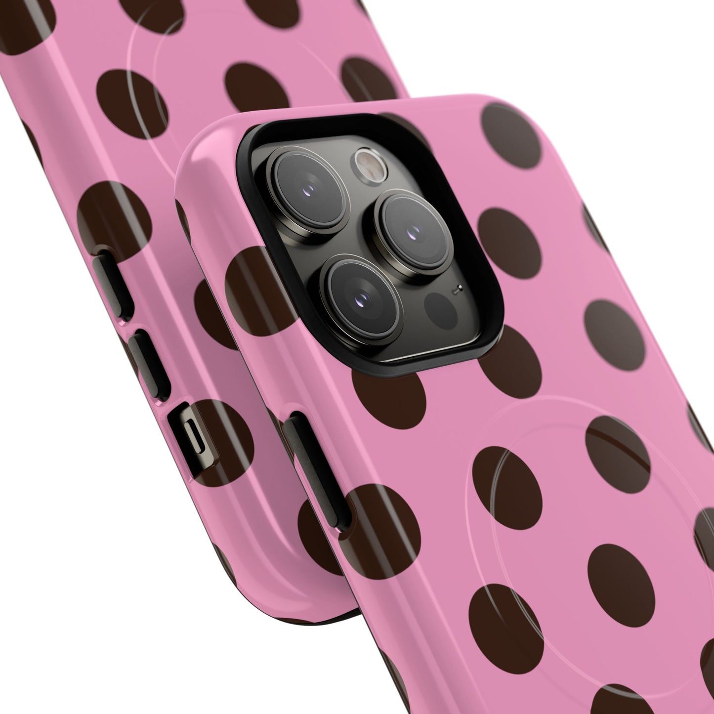 Big Polka Dot | Pink and Brown