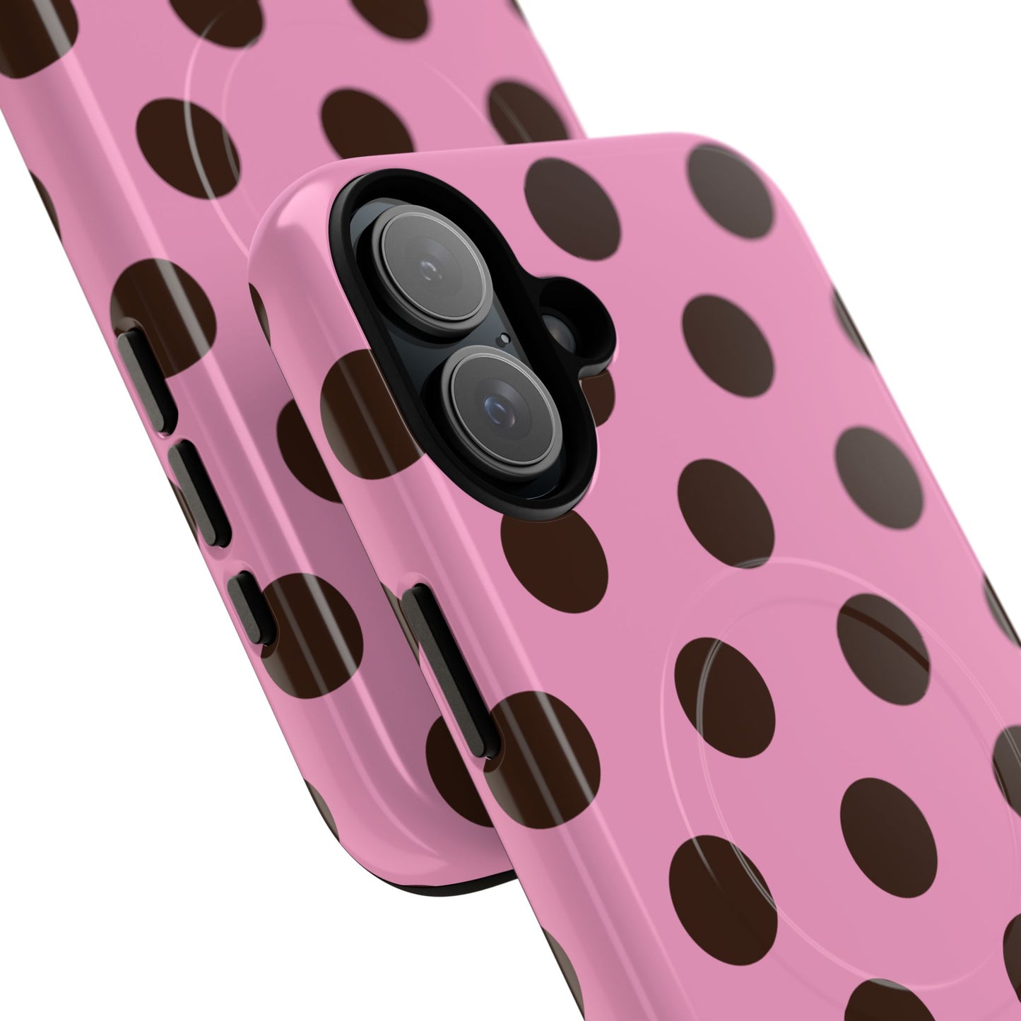 Big Polka Dot | Pink and Brown