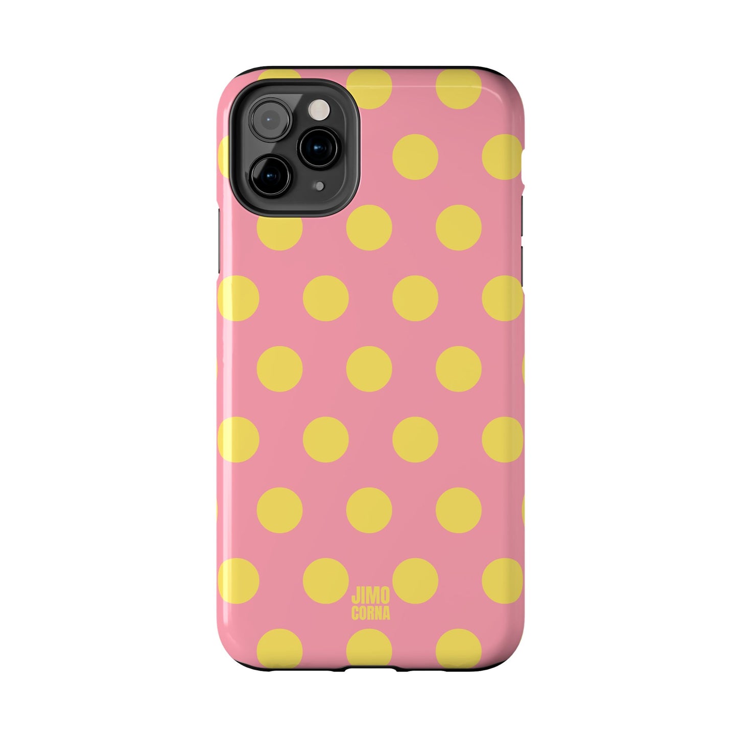 Big Polka Dot | Pink and Yellow