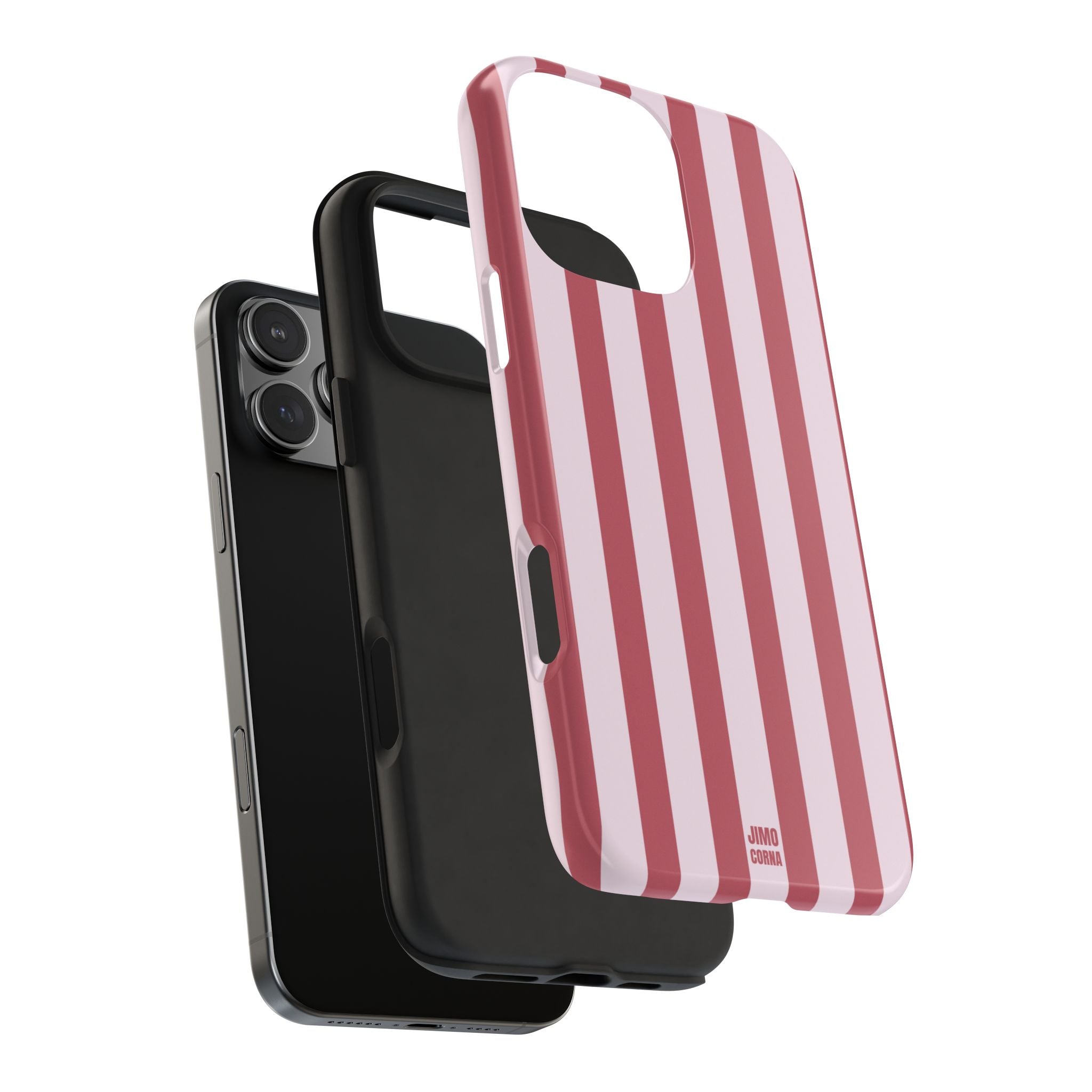 Pink and Red Bold Stripes