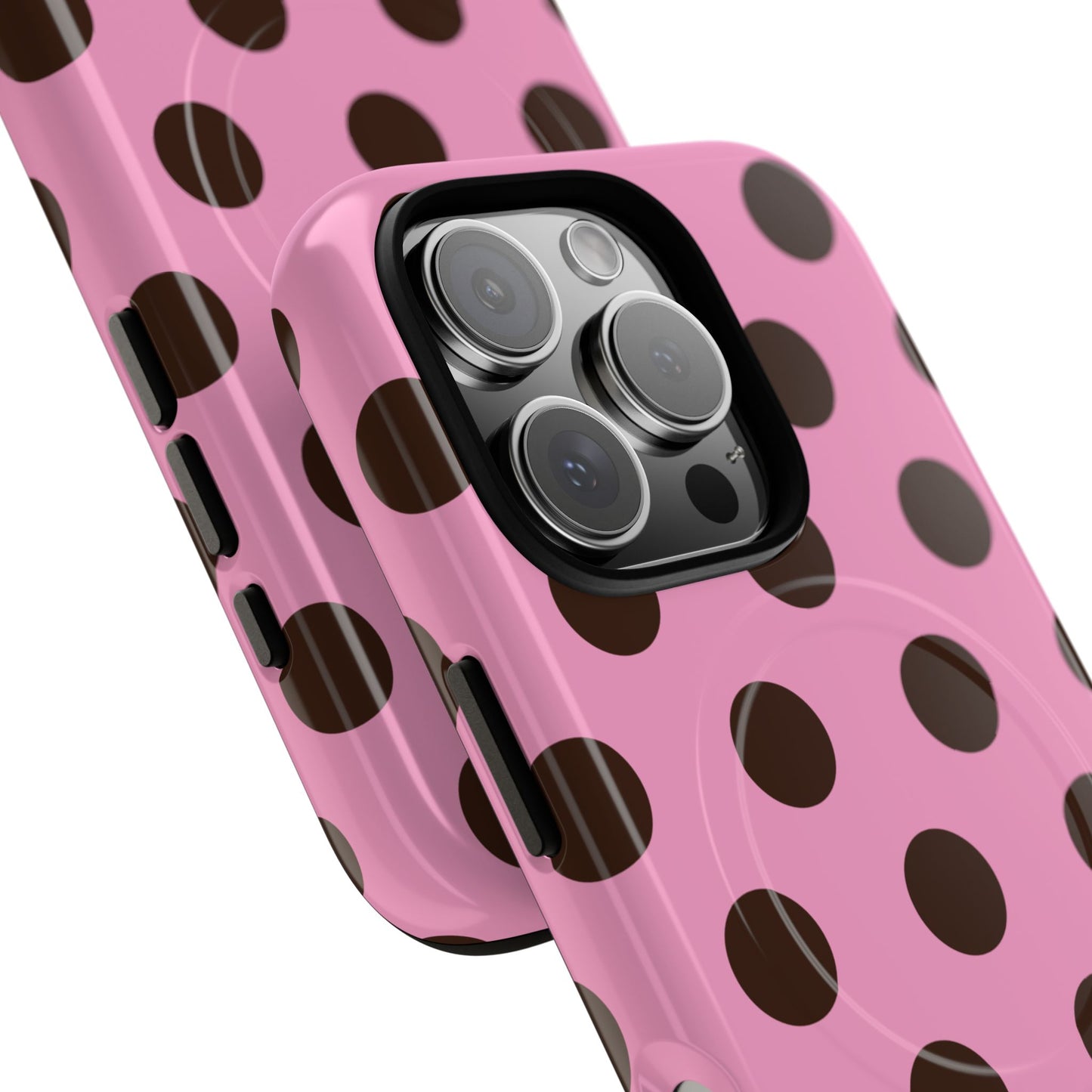 Big Polka Dot | Pink and Brown