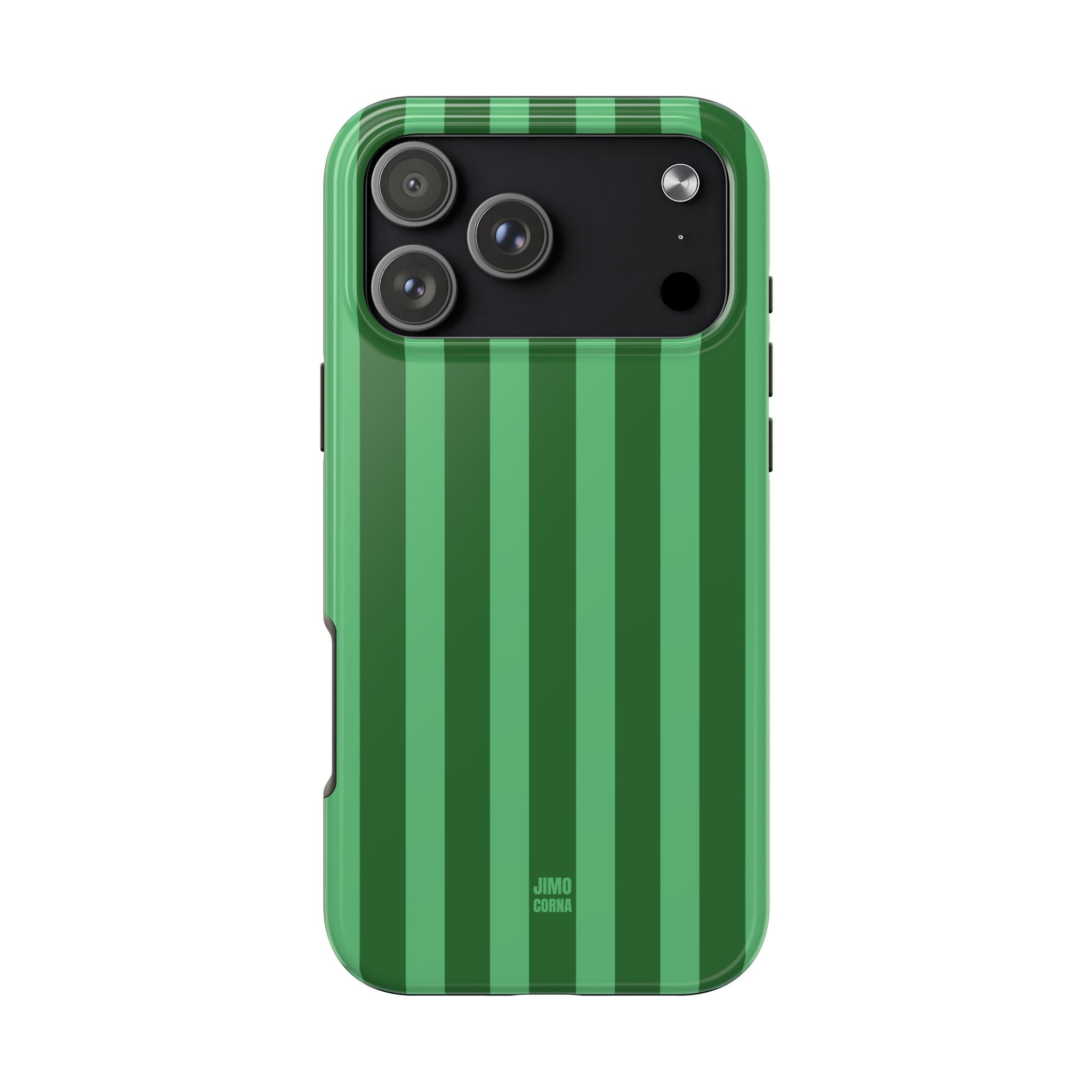 Olive Green Bold Stripes