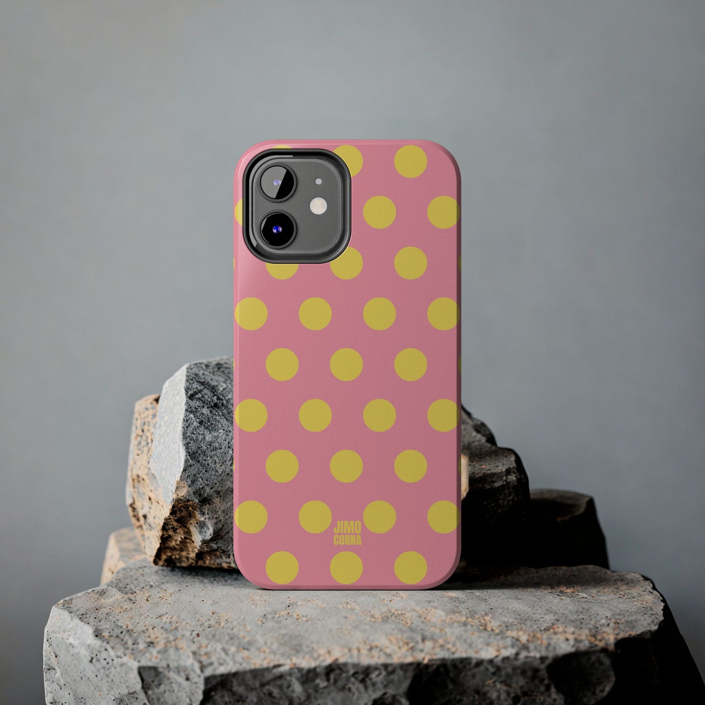 Big Polka Dot | Pink and Yellow