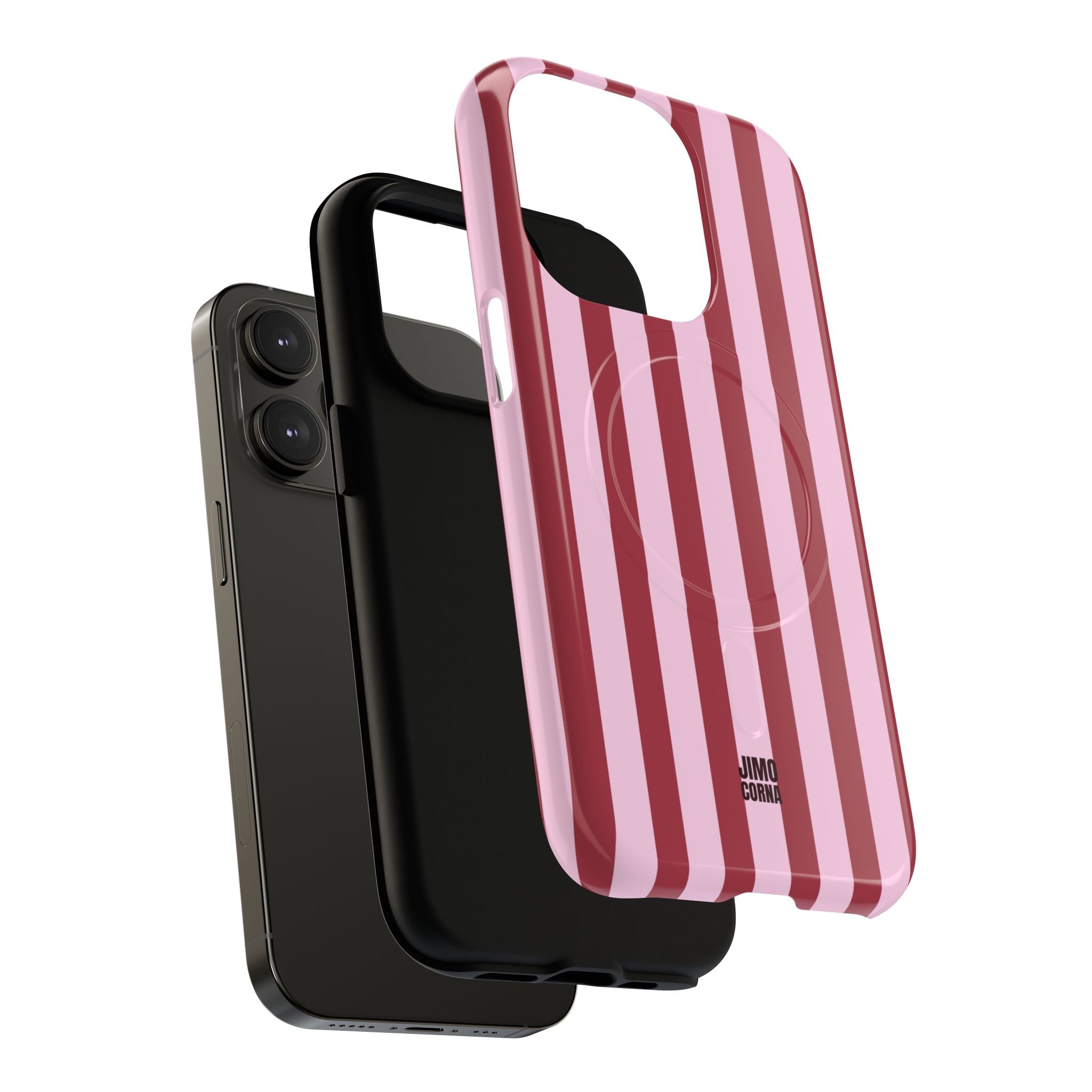 Pink and Red Bold Stripes