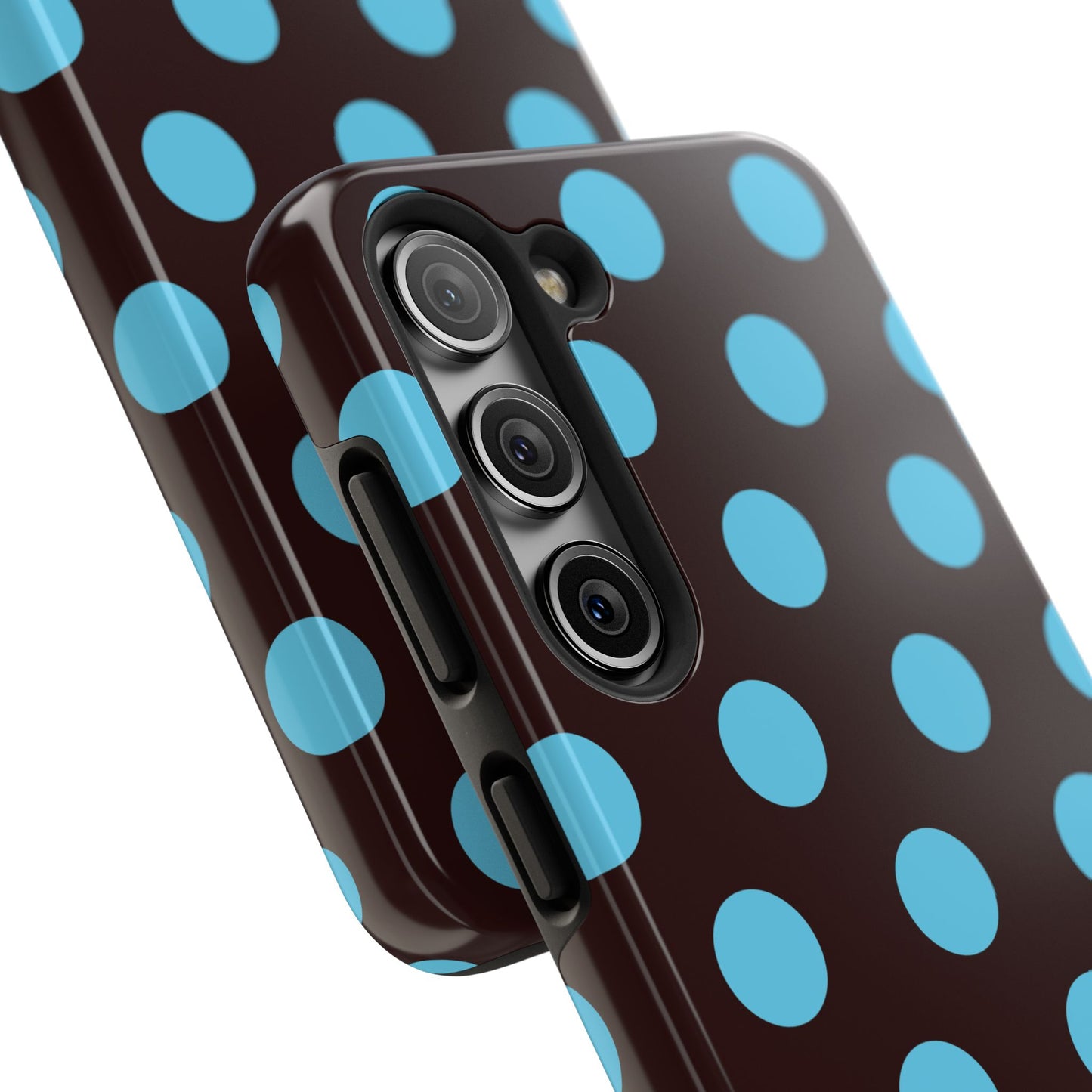 Big Polka Dot | Brown and Blue