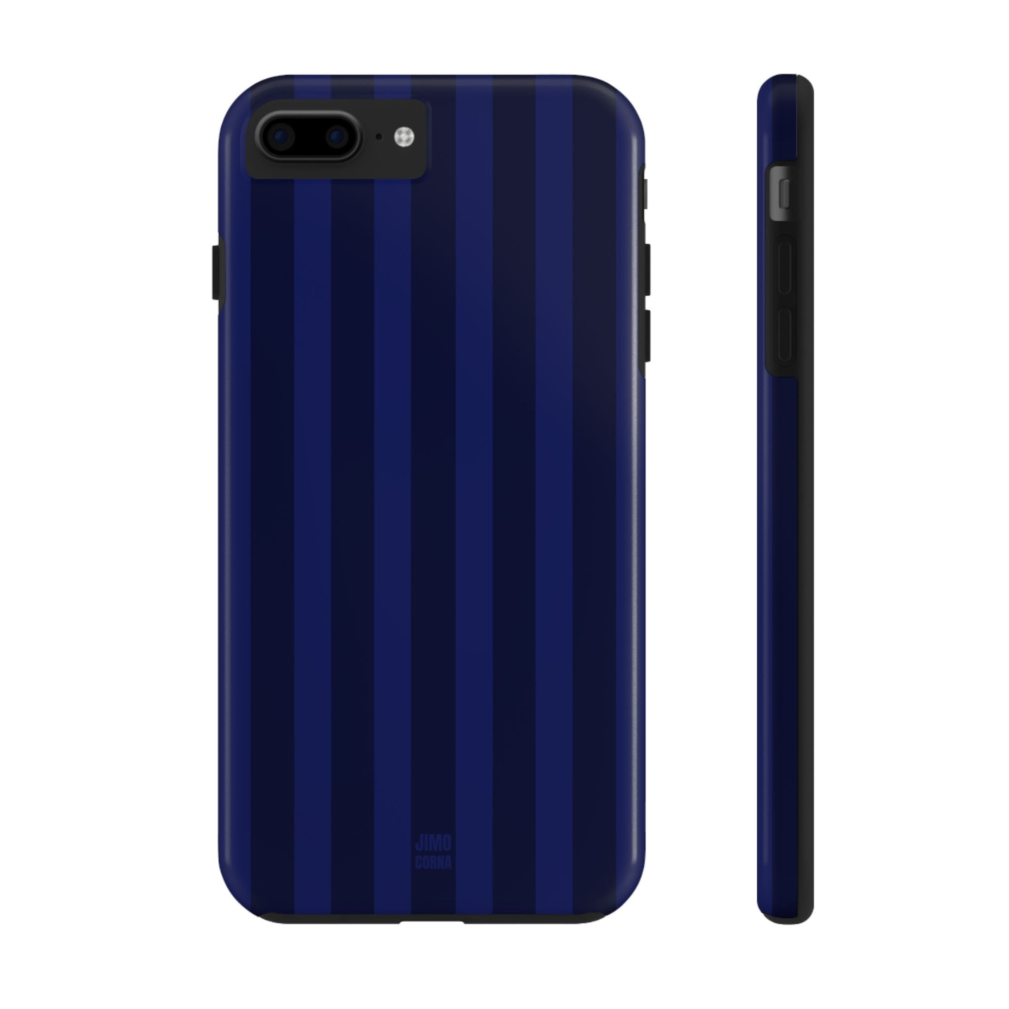 Navy Blue Bold Stripes