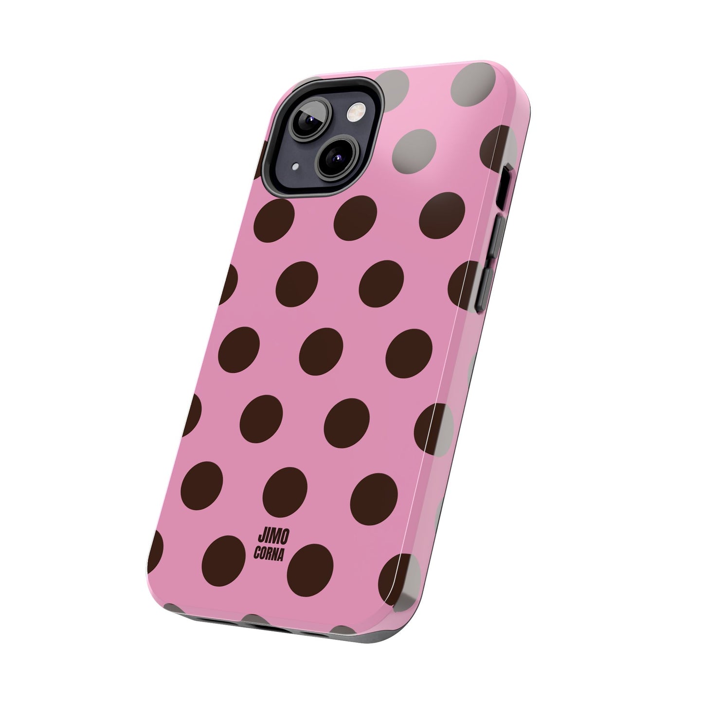 Big Polka Dot | Pink and Brown