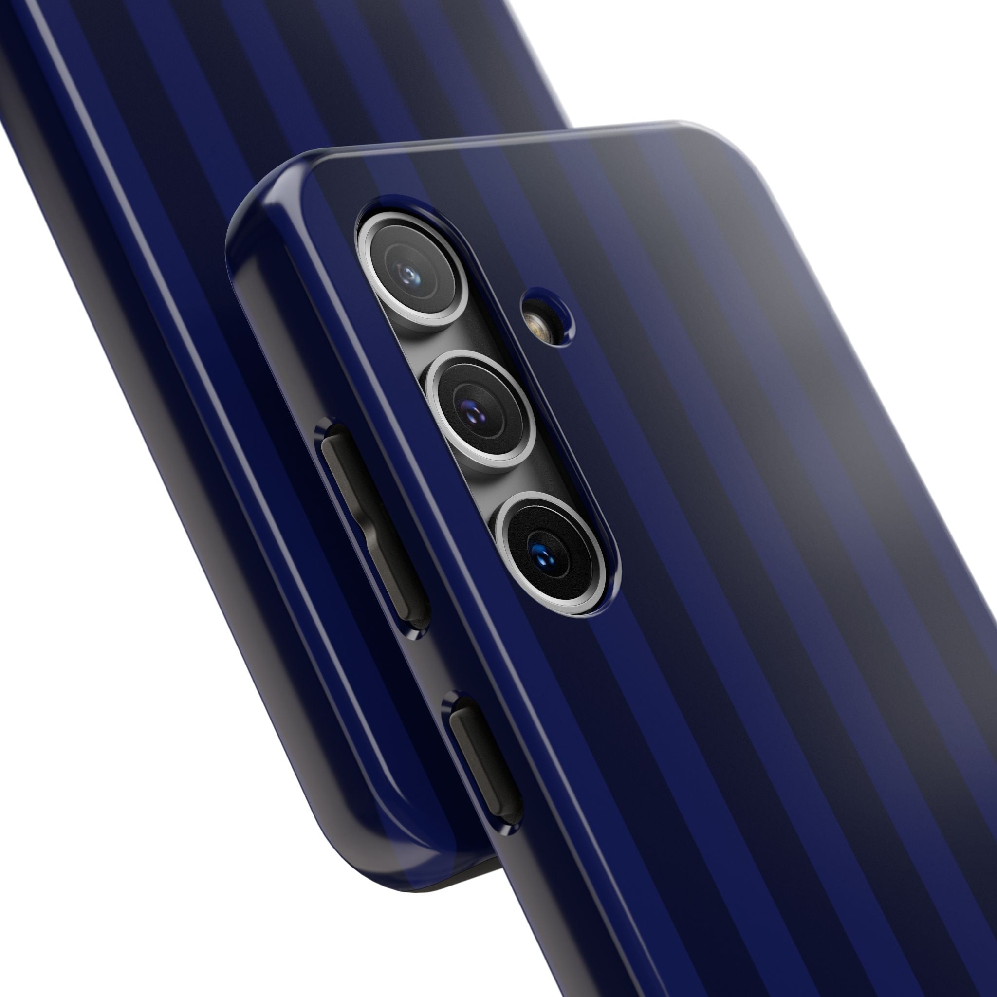Navy Blue Bold Stripes