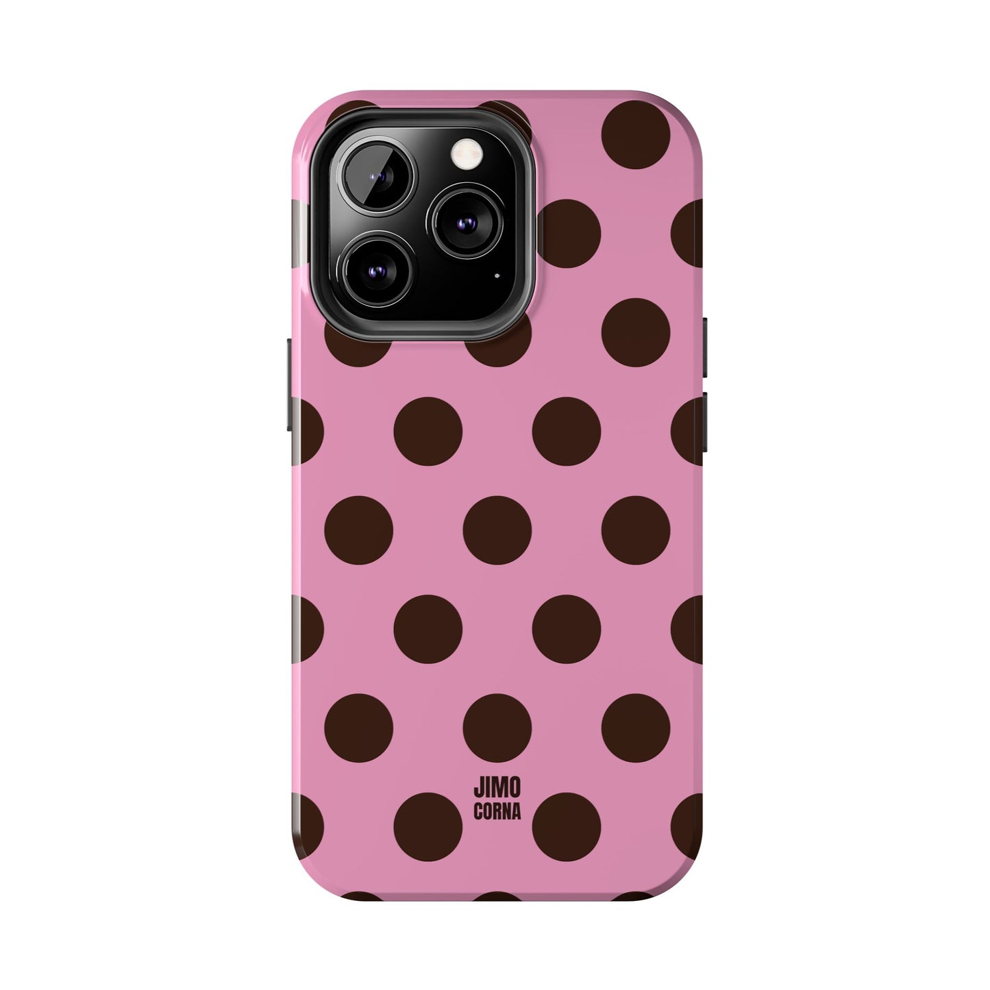 Big Polka Dot | Pink and Brown