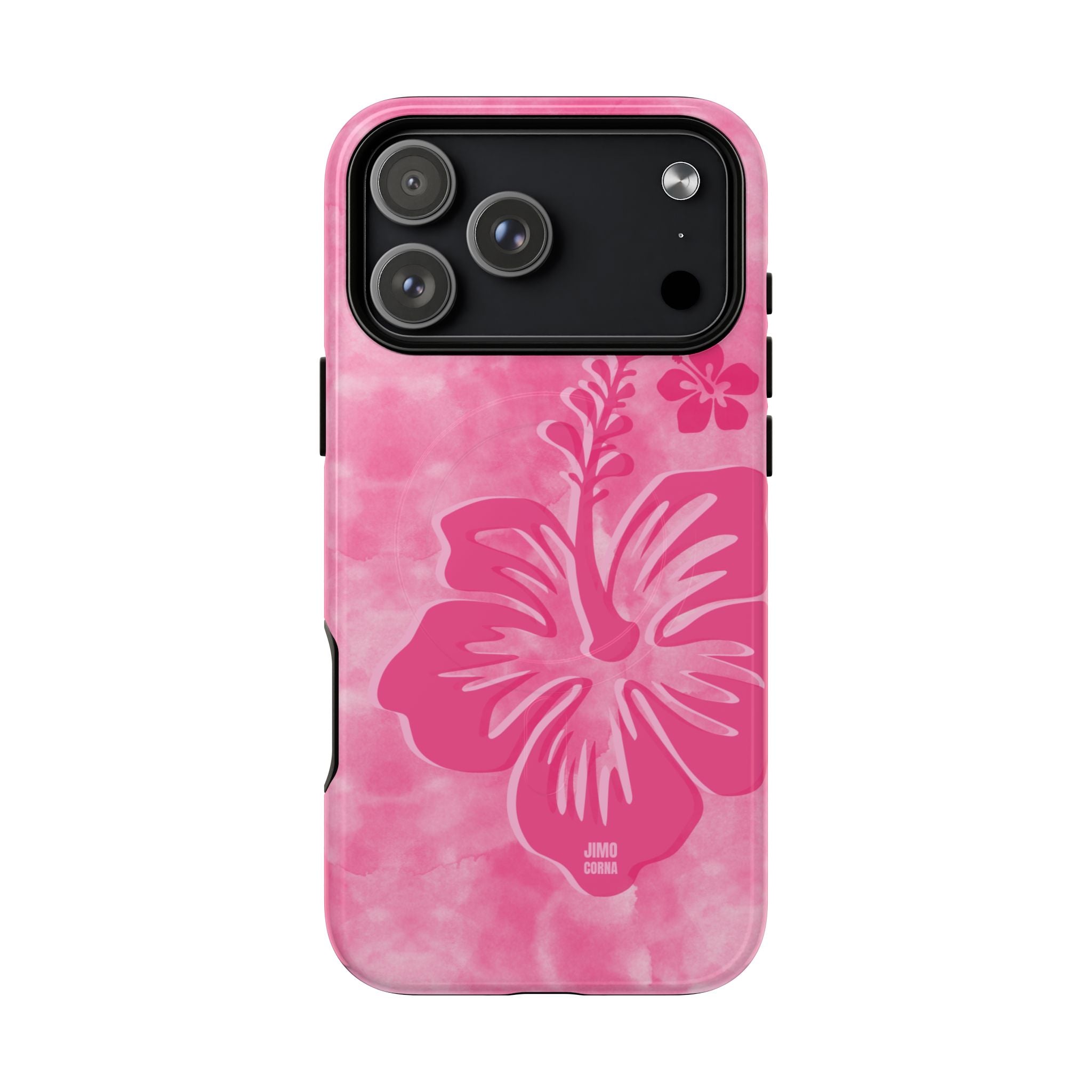 Pink Tie-Dye Hibiscus