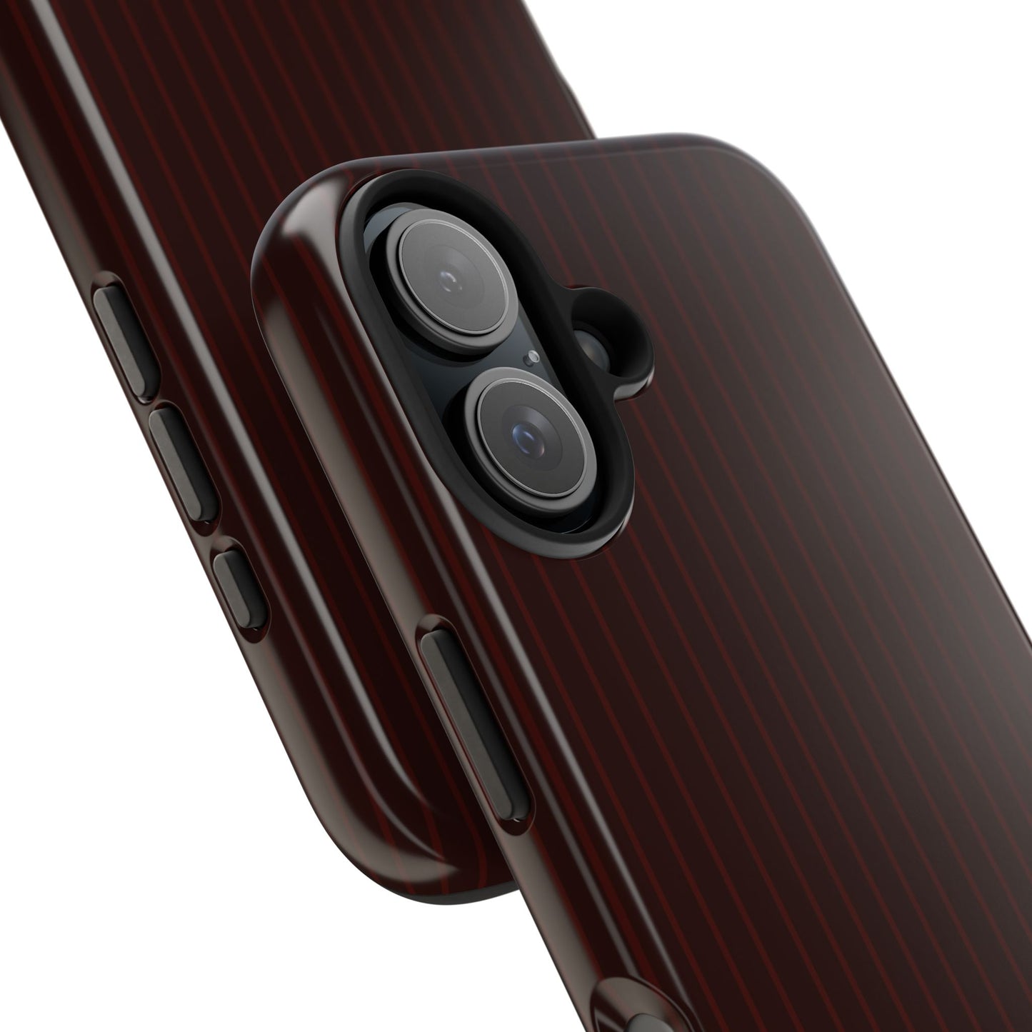 Dark Cherry Red Soft Striped