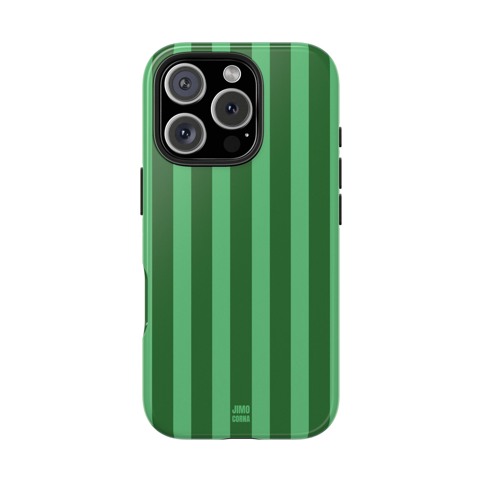 Olive Green Bold Stripes
