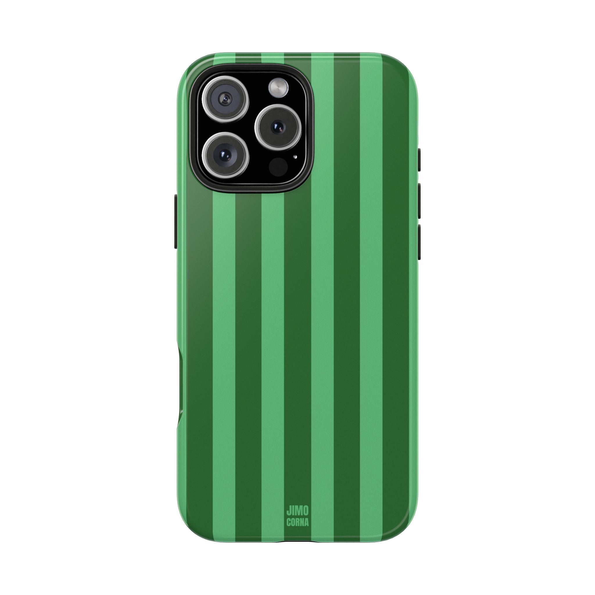 Olive Green Bold Stripes