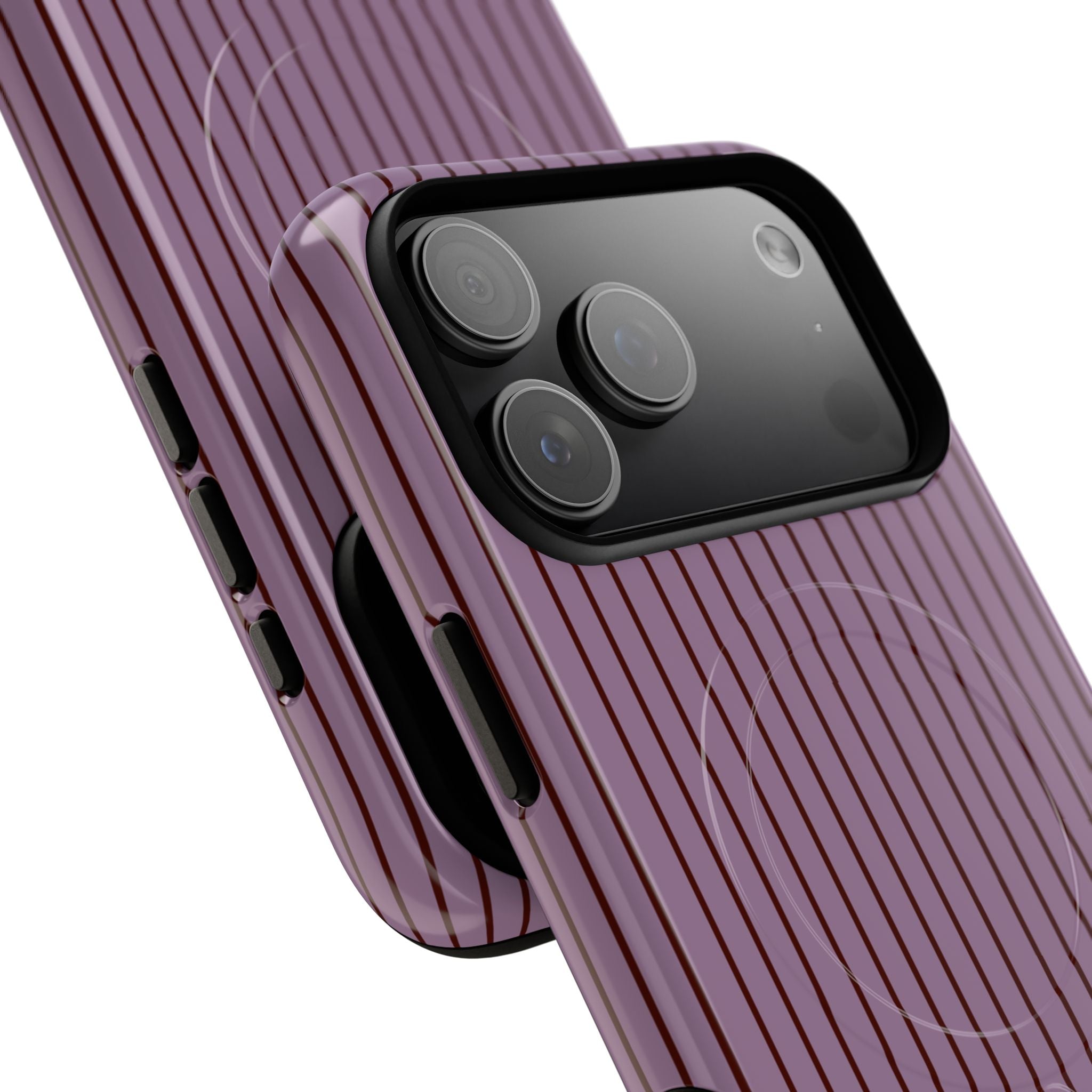 Plum Berry Soft Stripes