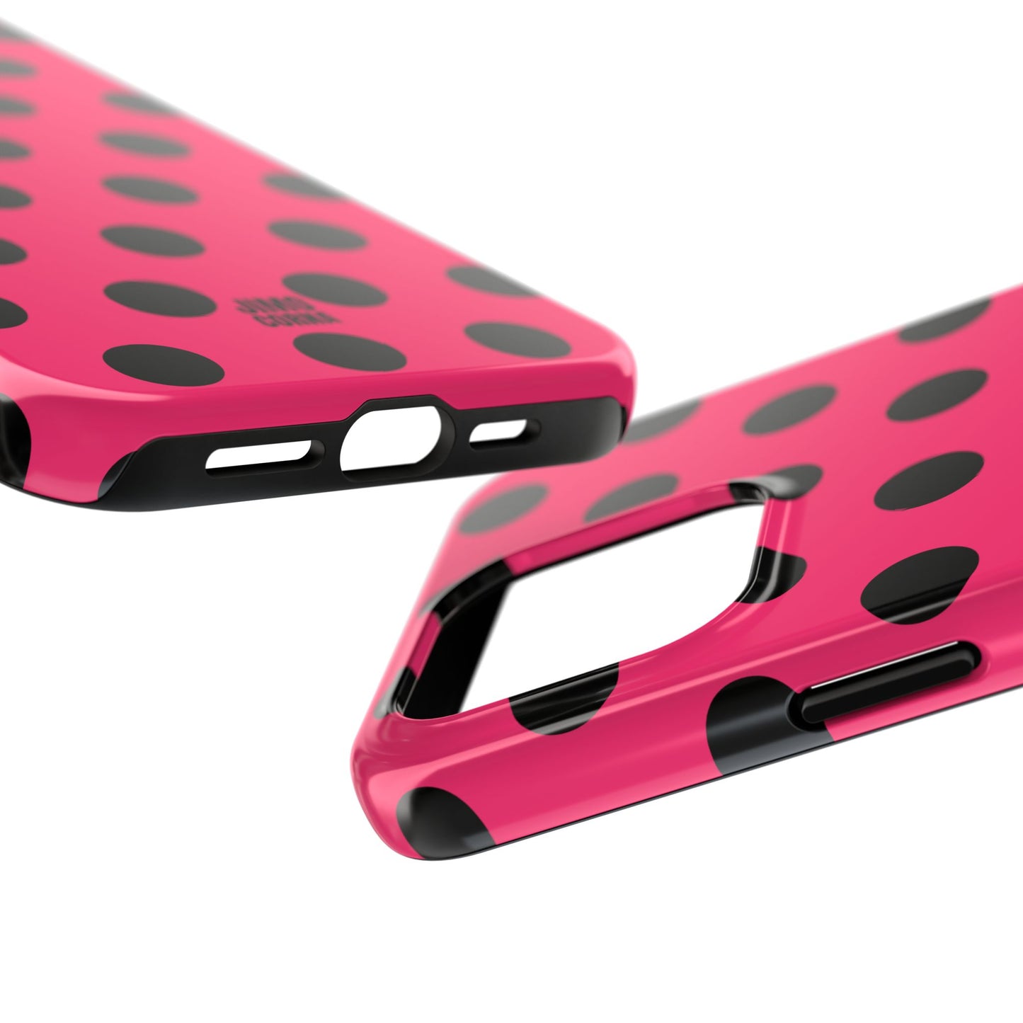 Big Polka Dot | Hot Pink and Black