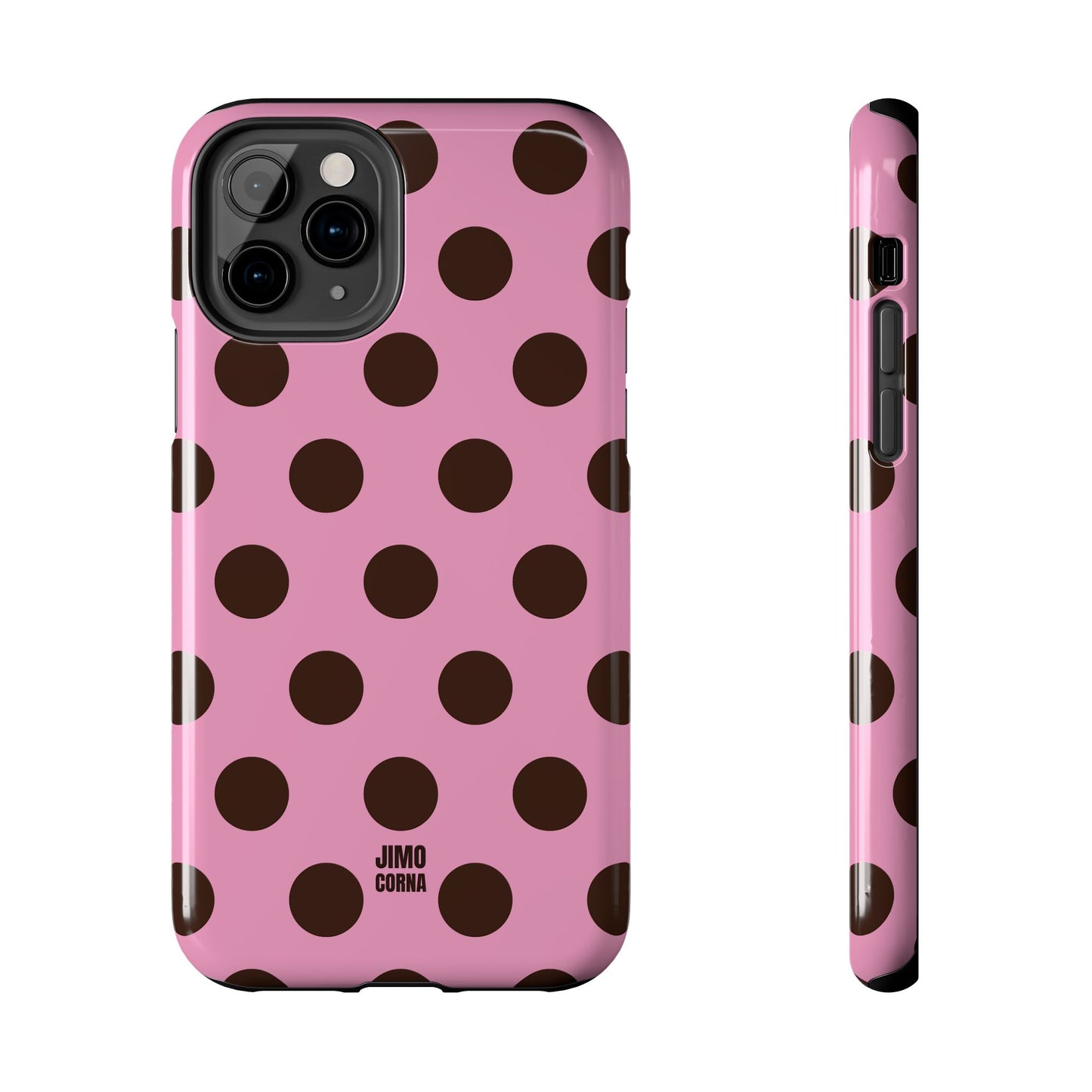 Big Polka Dot | Pink and Brown