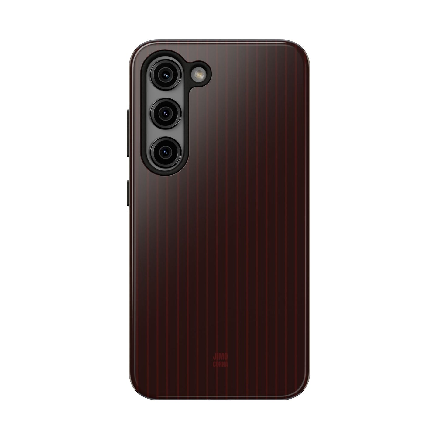 Dark Cherry Red Soft Striped