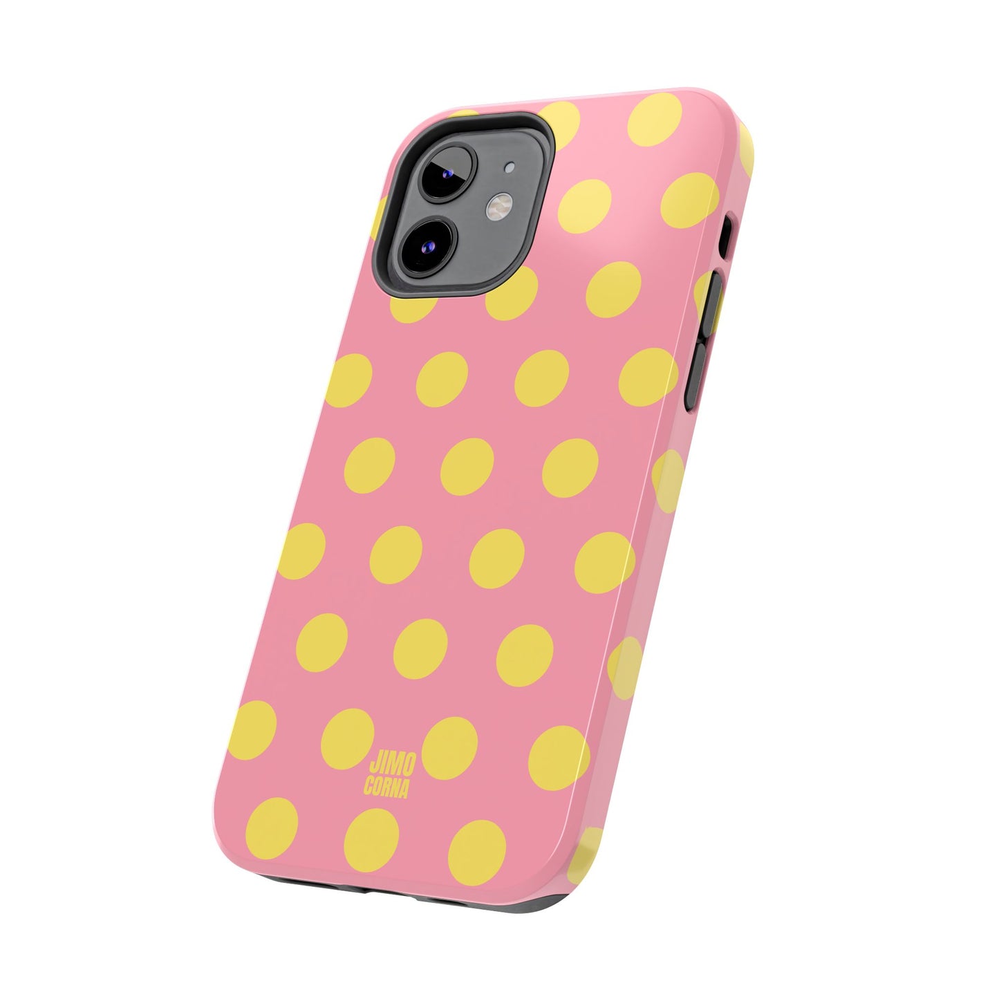 Big Polka Dot | Pink and Yellow