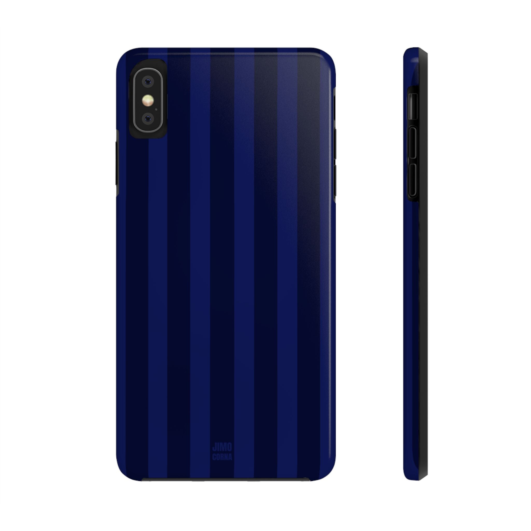 Navy Blue Bold Stripes