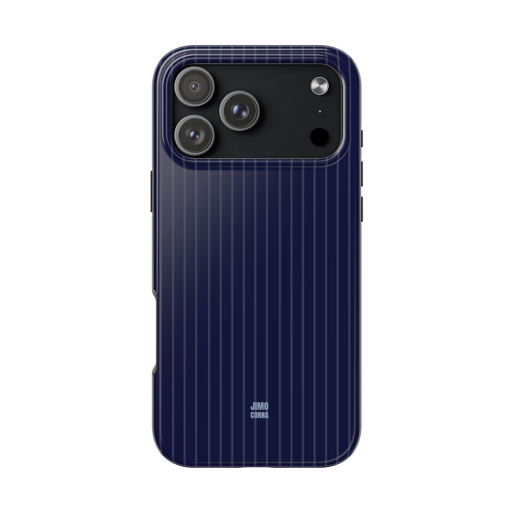 Navy Blue Soft Stripes