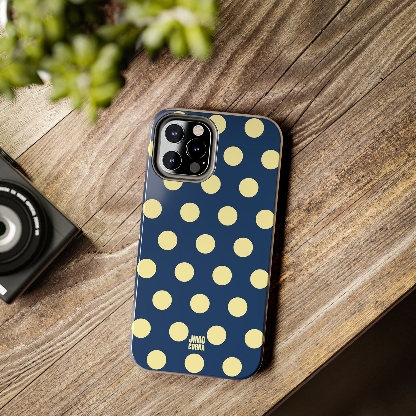 Big Polka Dot | Blue and Cream