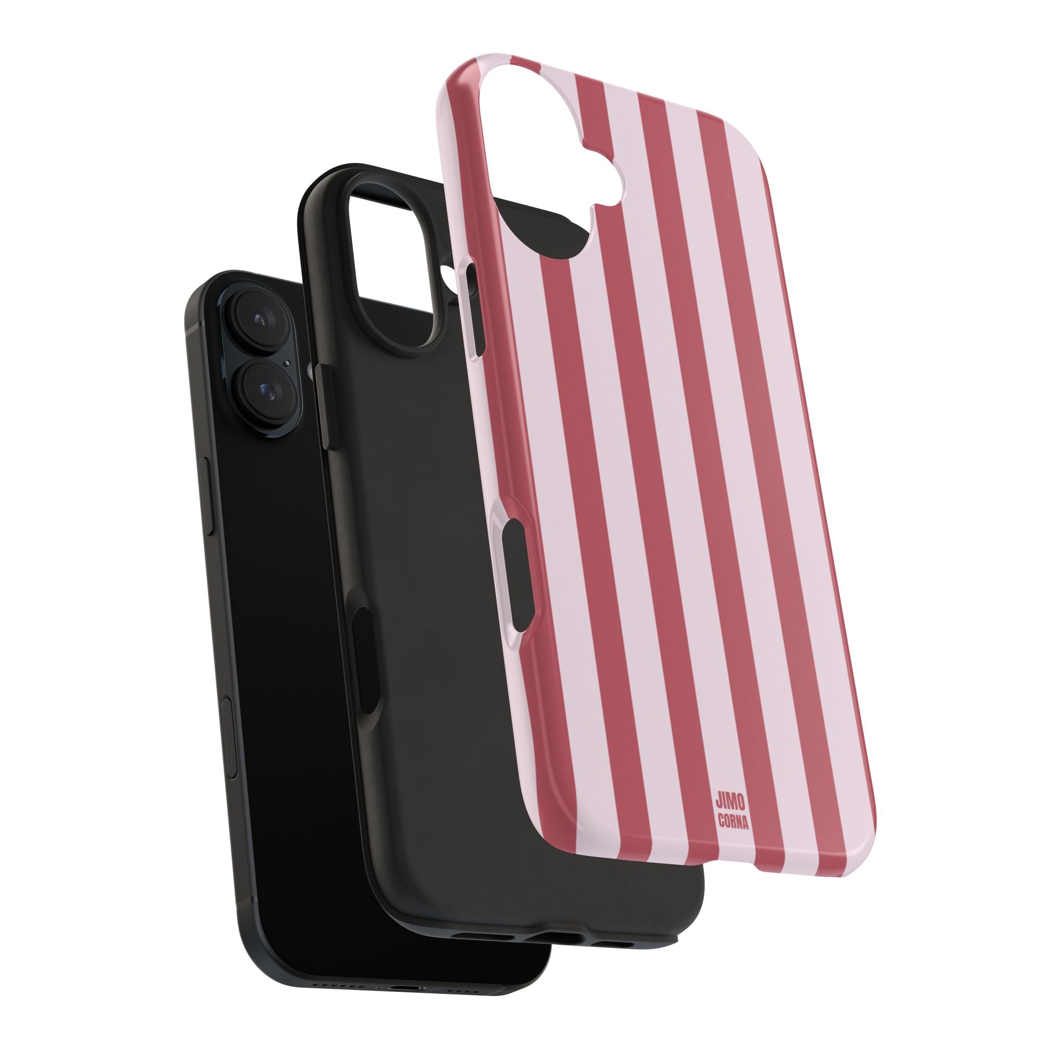 Pink and Red Bold Stripes