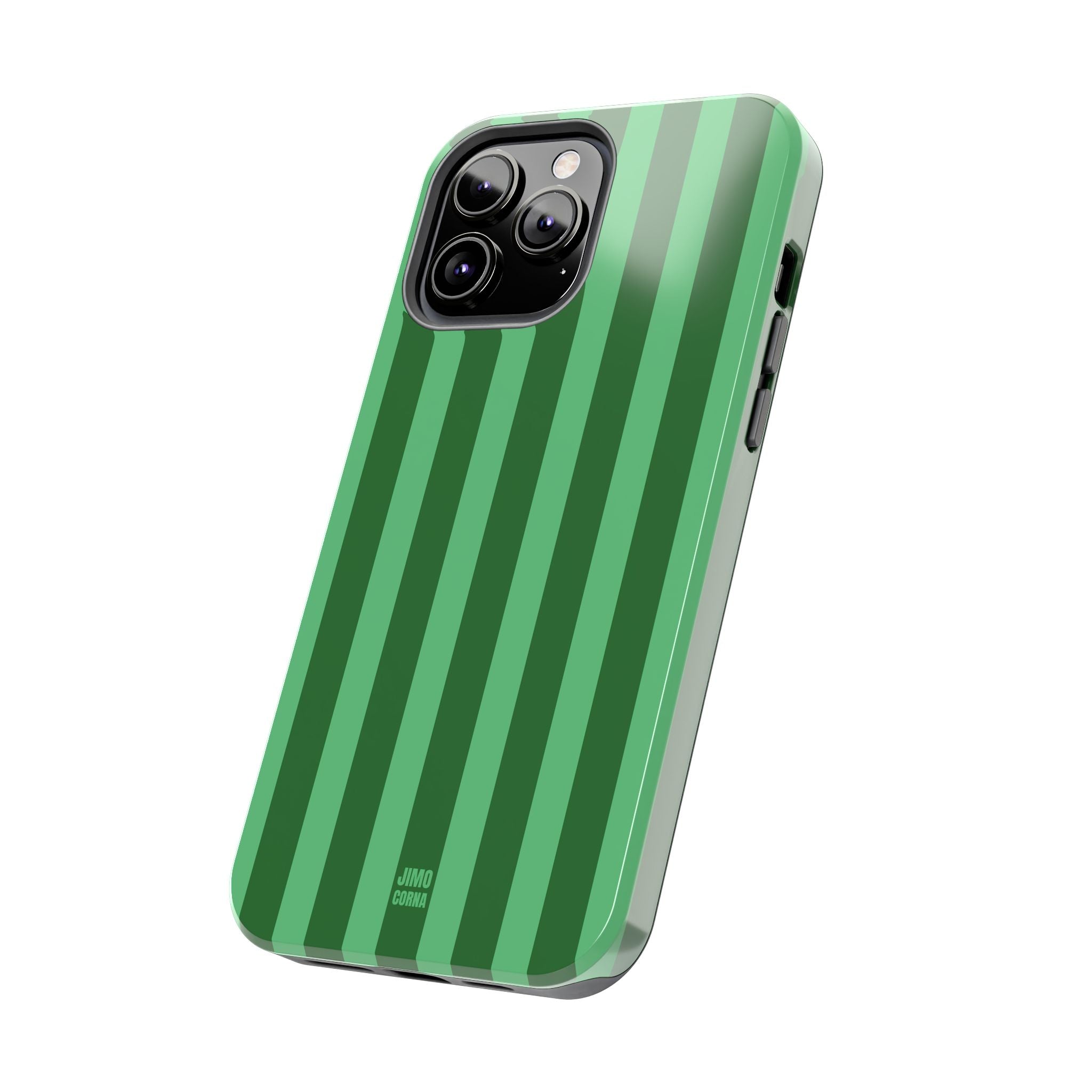 Olive Green Bold Stripes