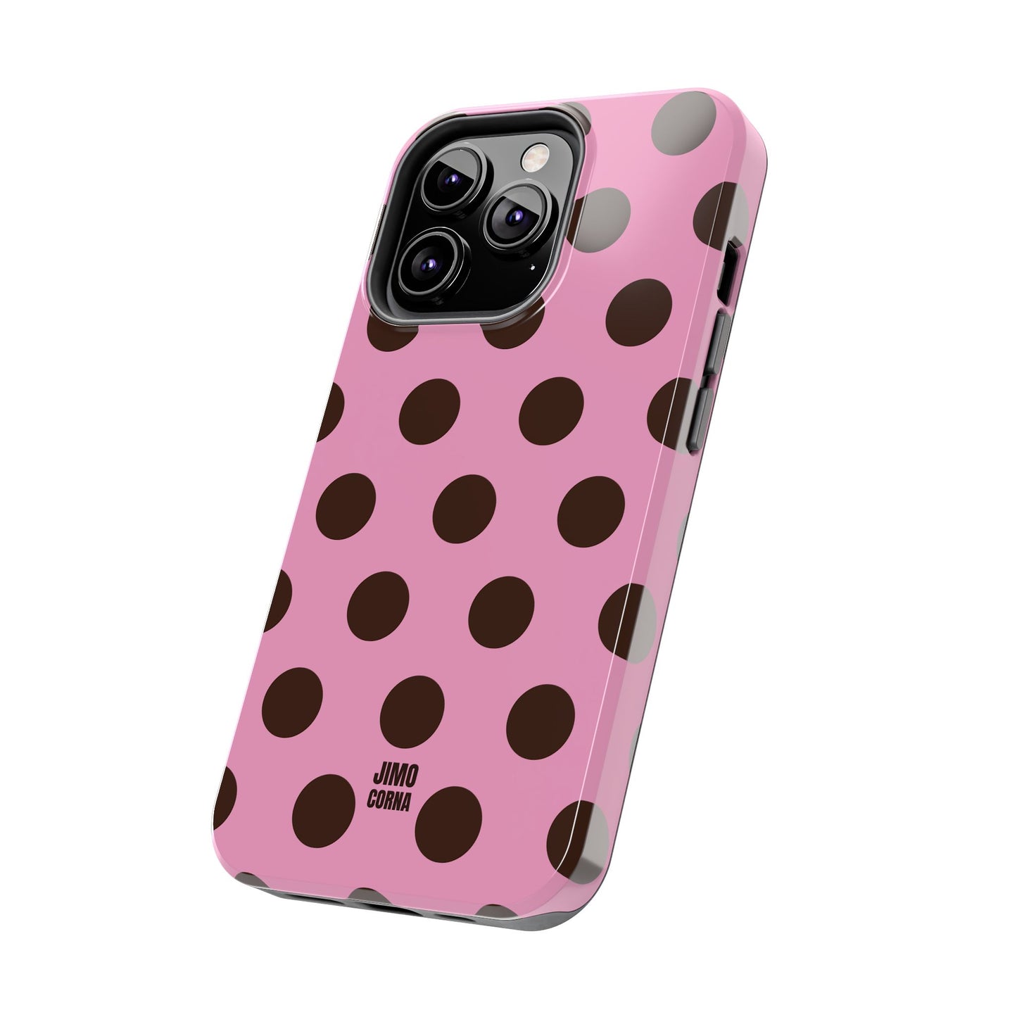 Big Polka Dot | Pink and Brown