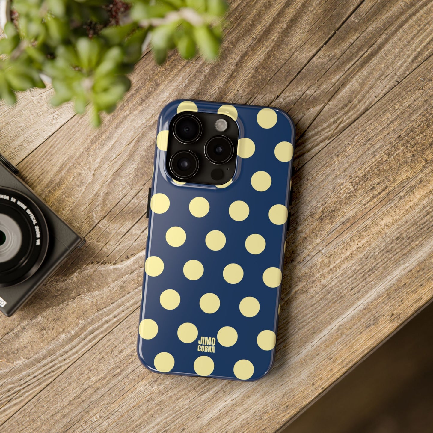 Big Polka Dot | Blue and Cream