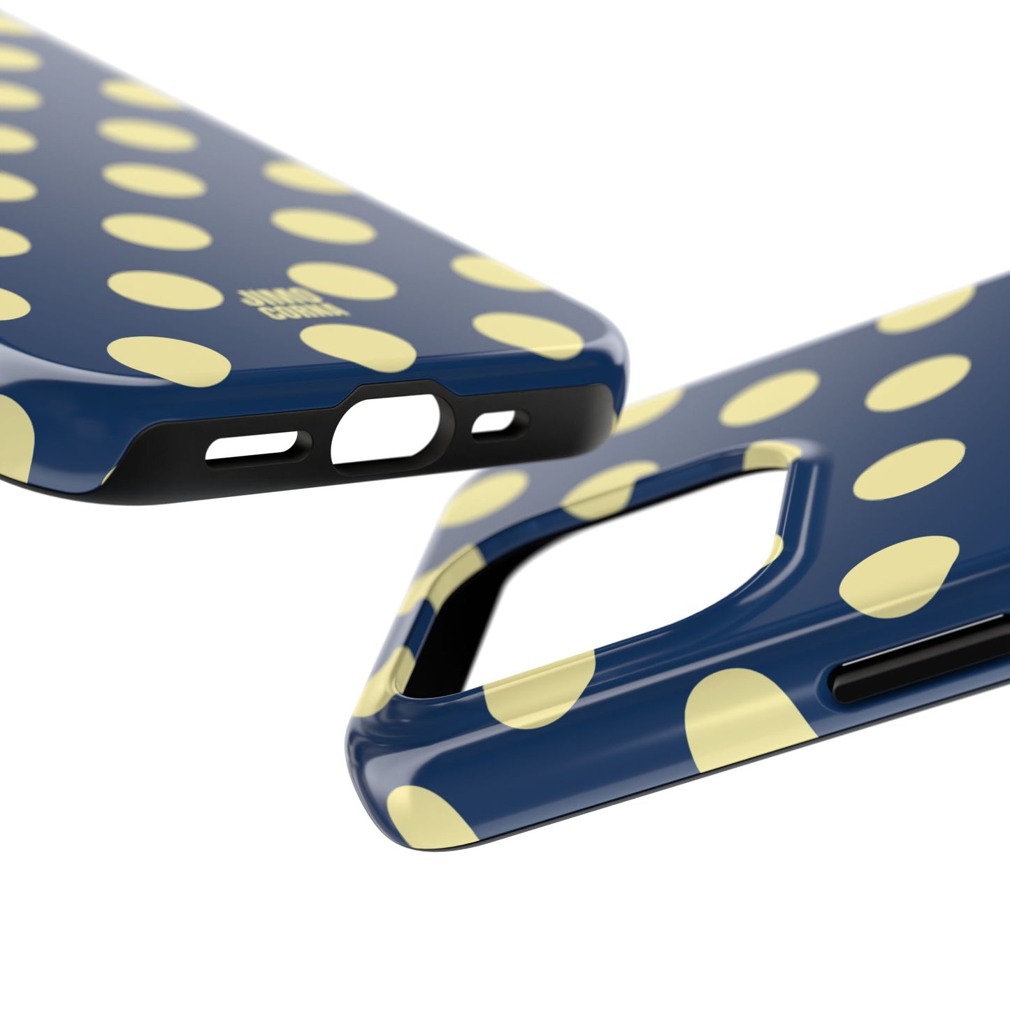 Big Polka Dot | Blue and Cream