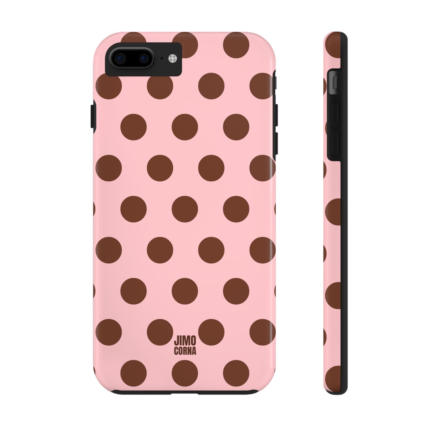 Big Polka Dot | Pink and Brown