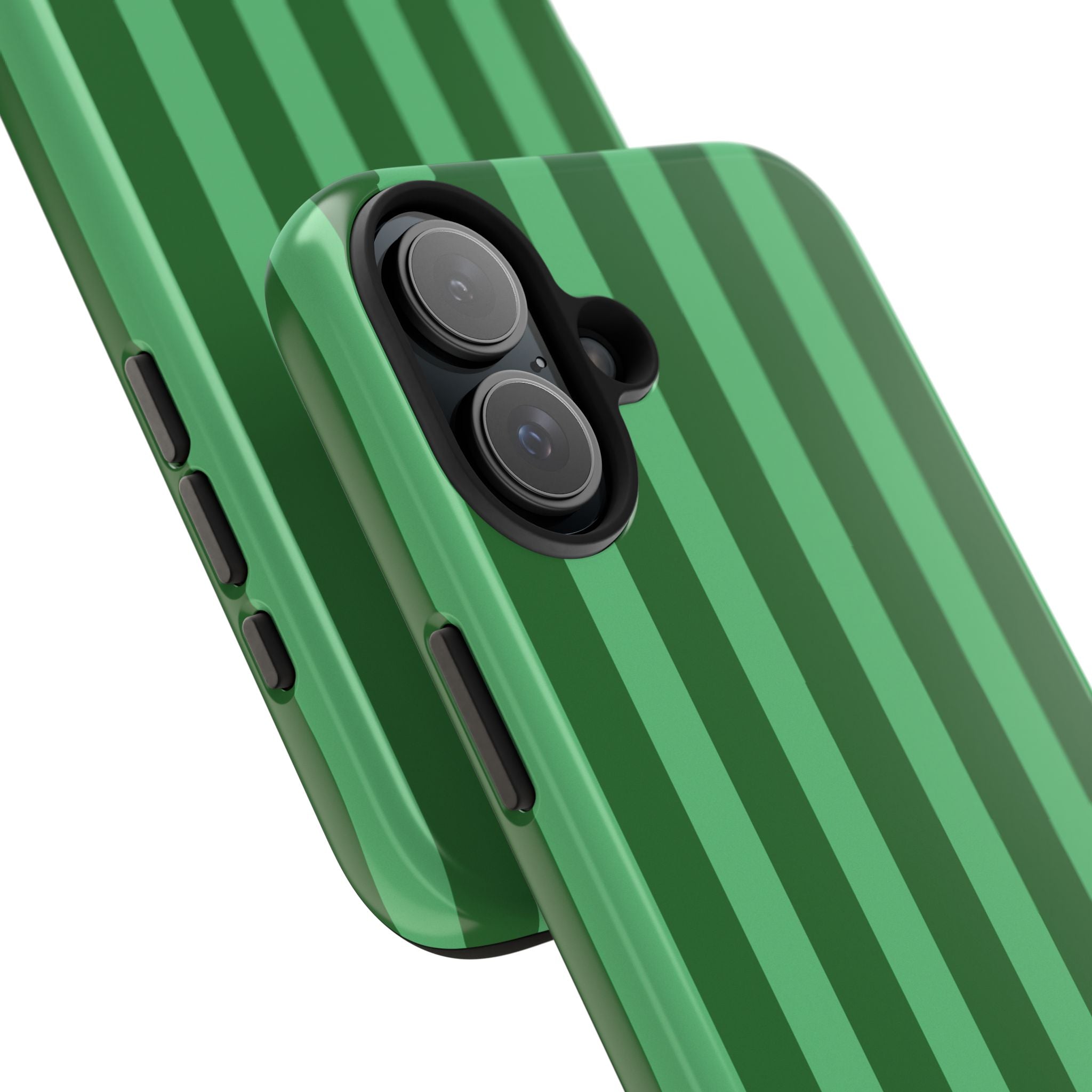 Olive Green Bold Stripes