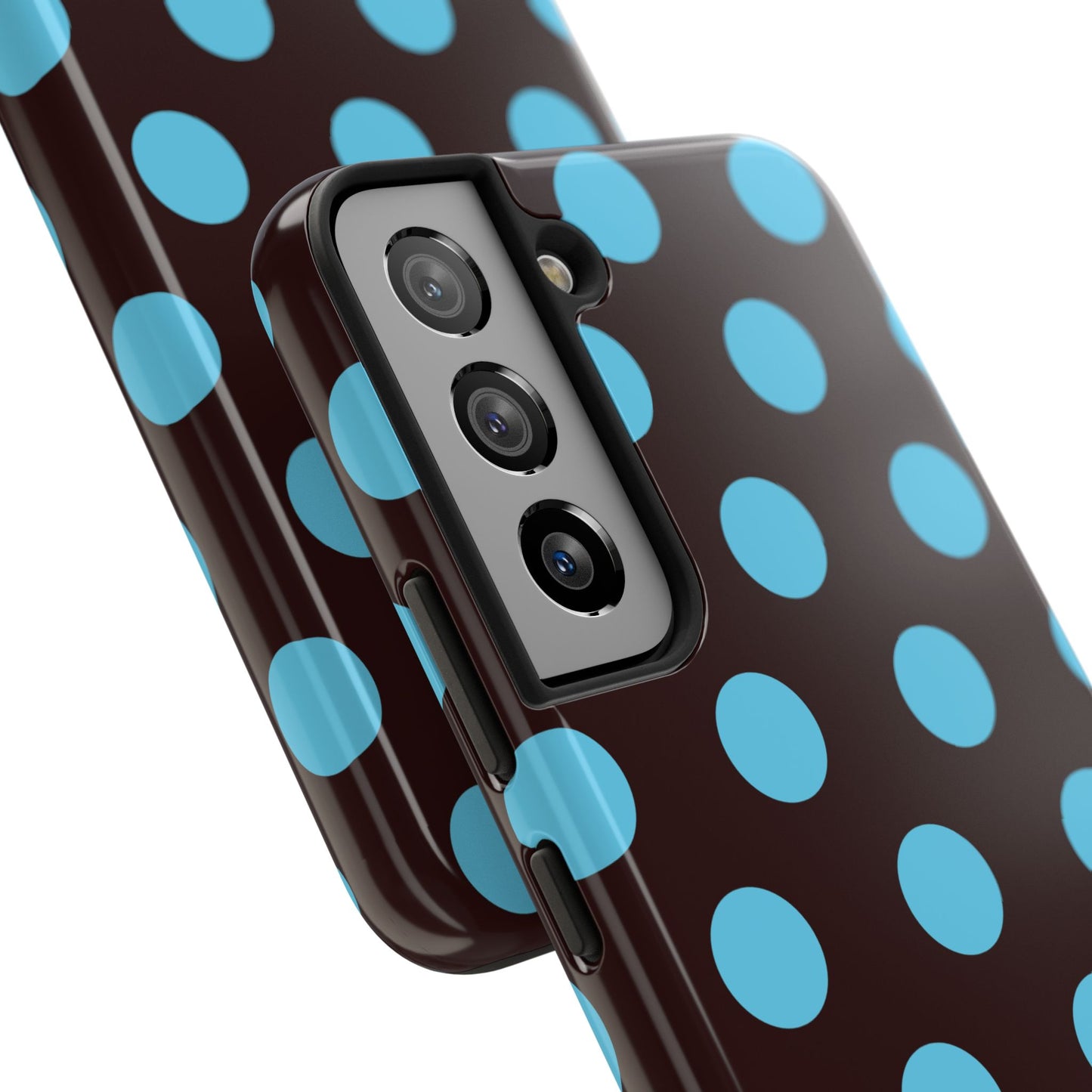 Big Polka Dot | Brown and Blue